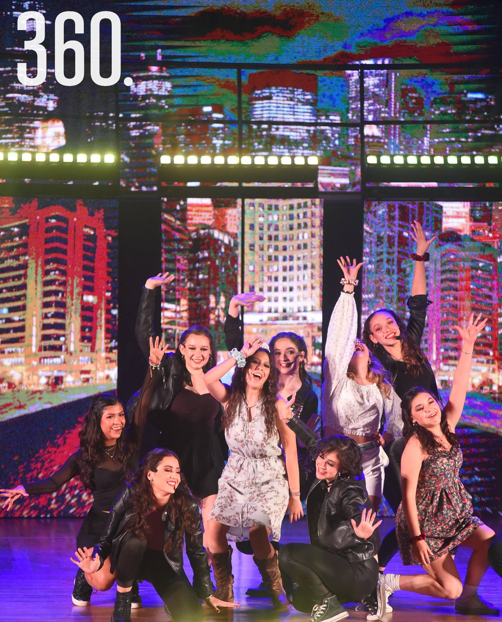 $!Los alumnos del Colegio Americano mostraron sus mejores pasos de baile.
