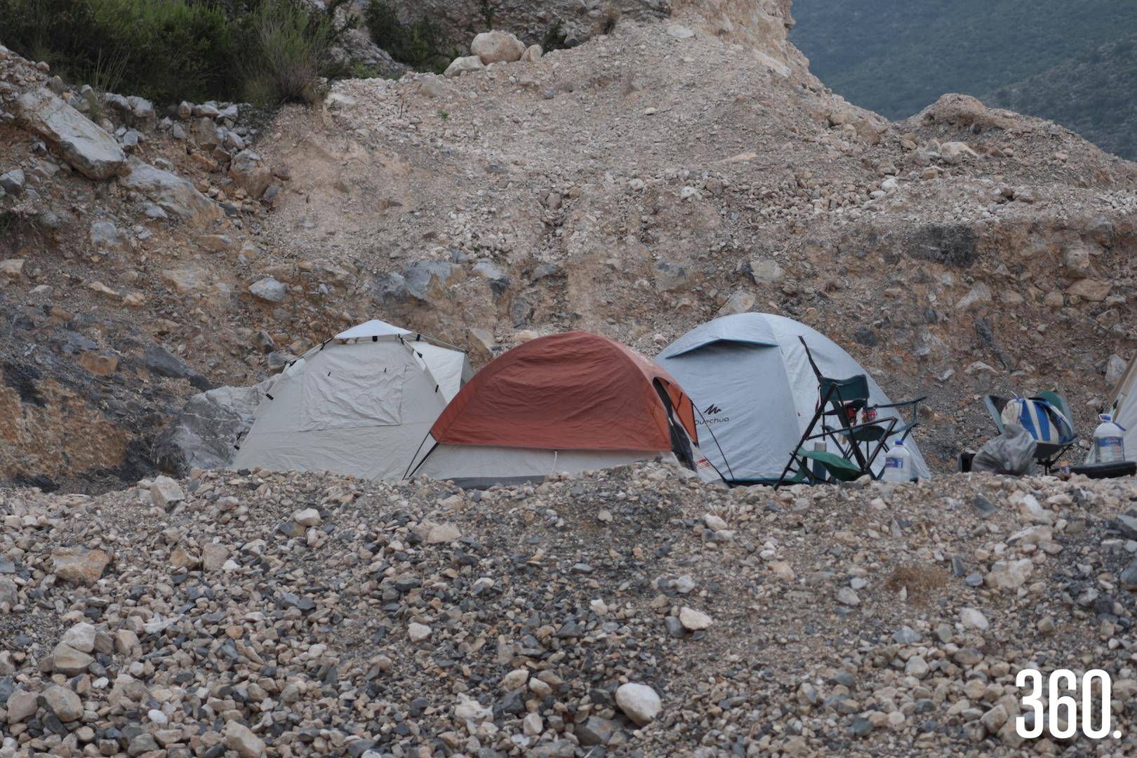 $!El camping también fue una de las actividades realizadas.