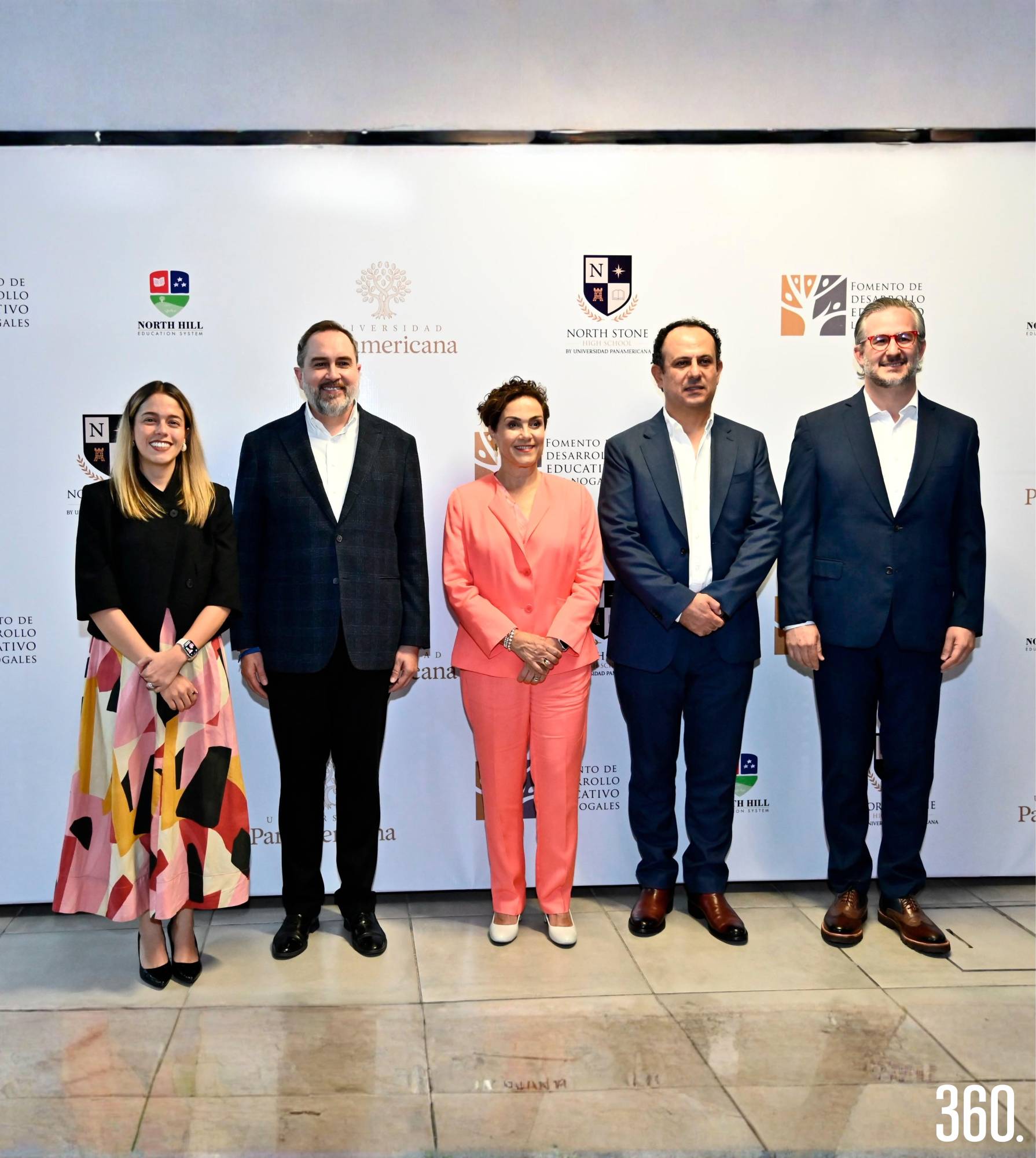 $!MBA. Ana Isabel Sarmiento, Lic. Jesús Santos Pérez, Dra. Fernanda Llergo Bay, Lic Juan Carlos Saade y Mtro. Emanuel Garza Fishburn.