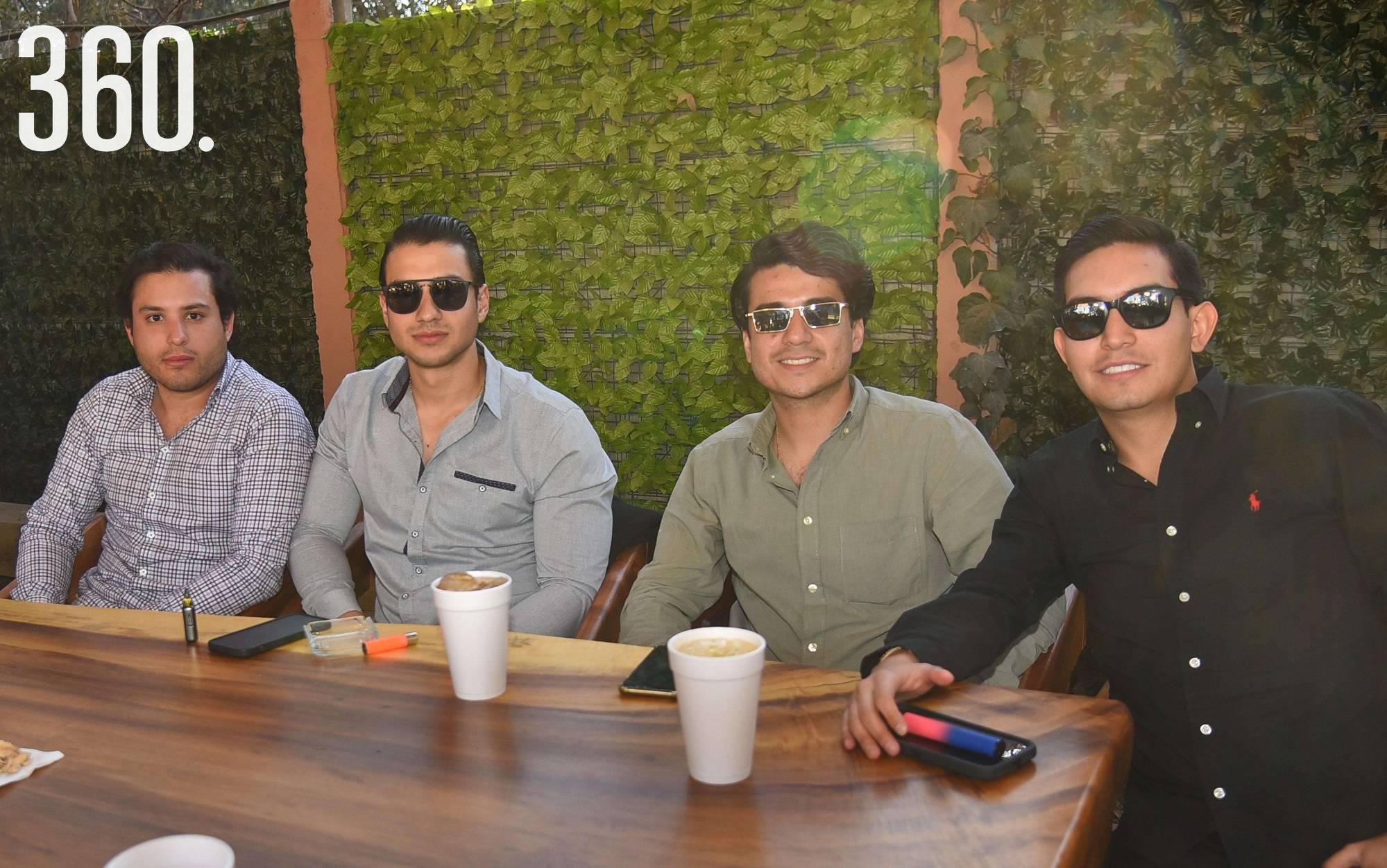 $!Raúl Garza, Chuy Leal, Homero González y Héctor García.