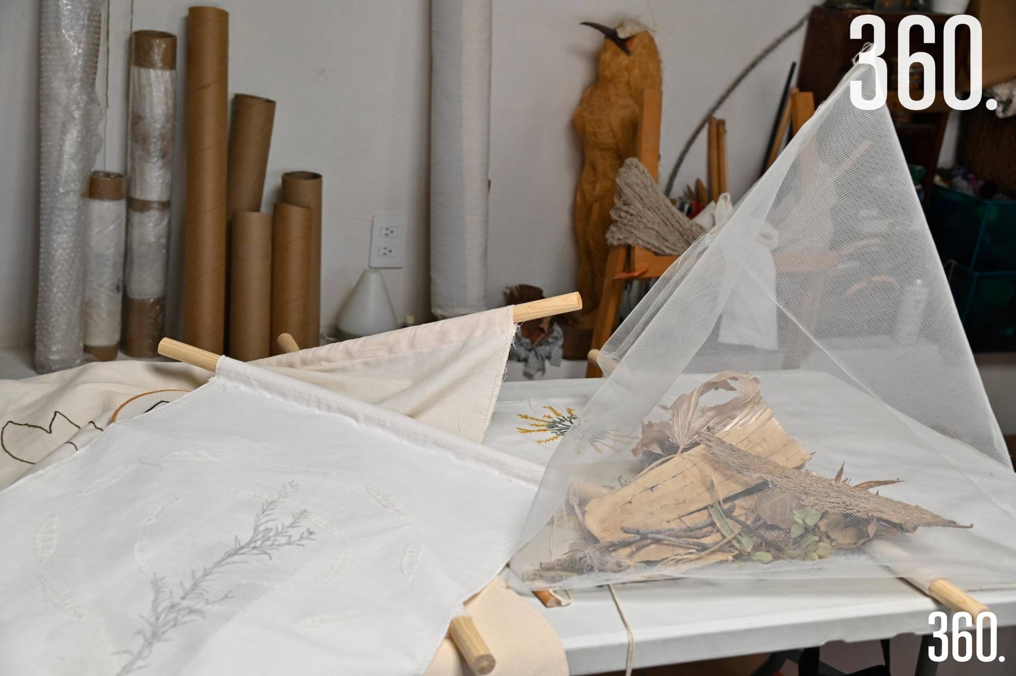 $!Algunas de las obras que se expondrán en la muestra “¿Qué le cuentas a las plantas?”: el 24 de abril en el ático de Casa Purcell.