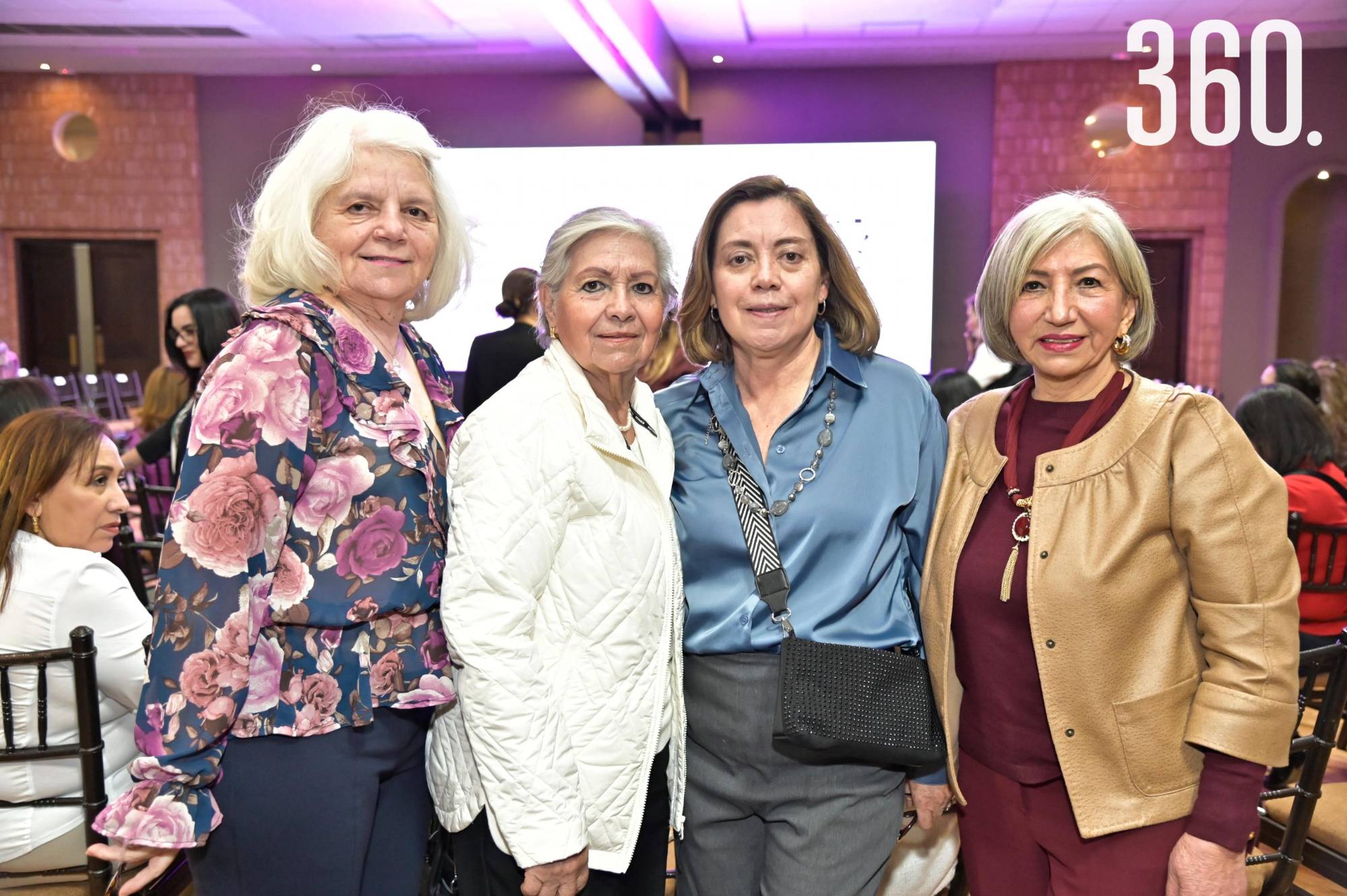 $!Ana Laura Sánchez, Beatriz Montemayor, Patricia Ochoa y Angélica Quesnel.