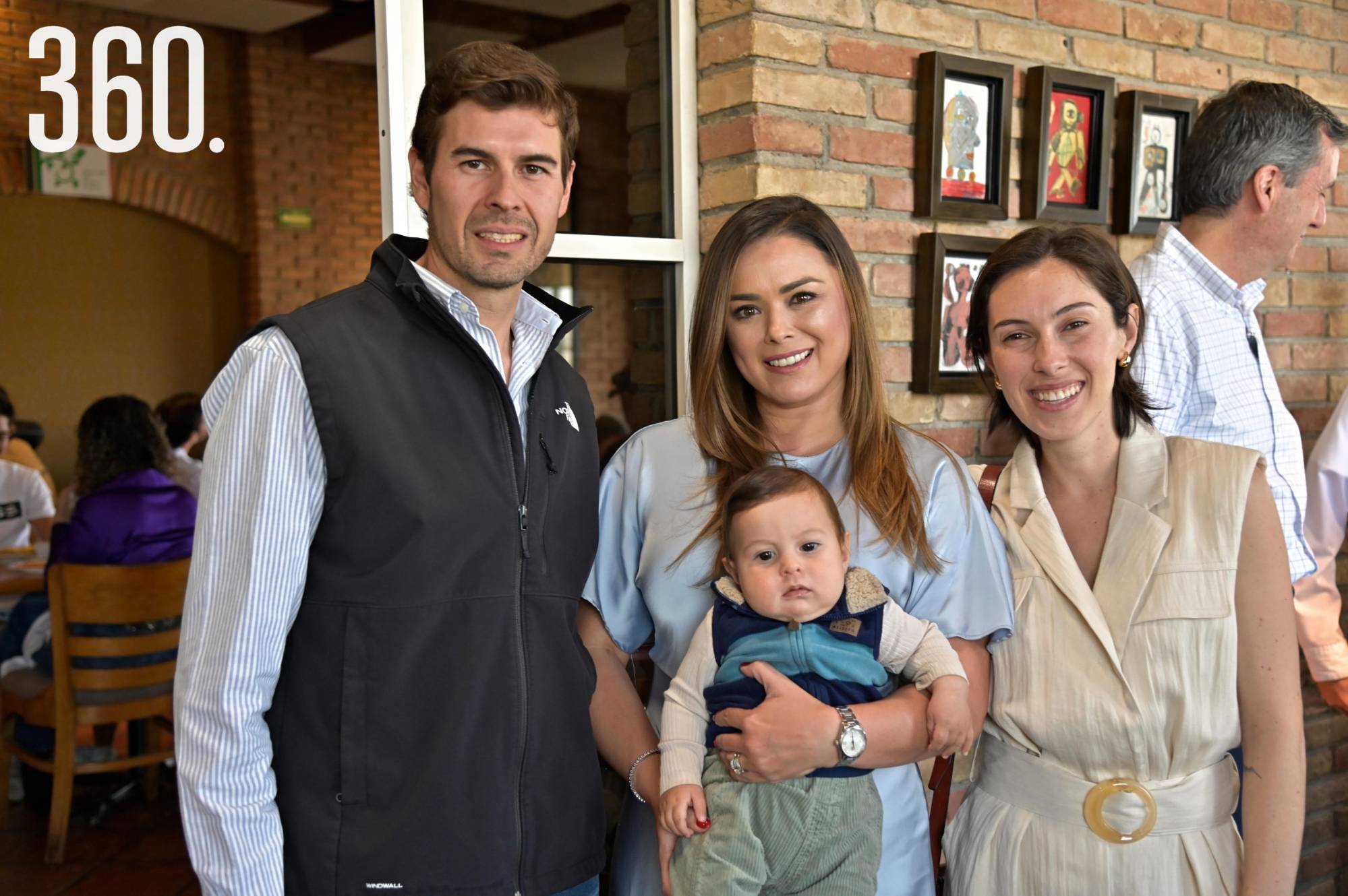 $!Tony Dewey, Leslie Dewey, María José Marquina y Paul Dewey.