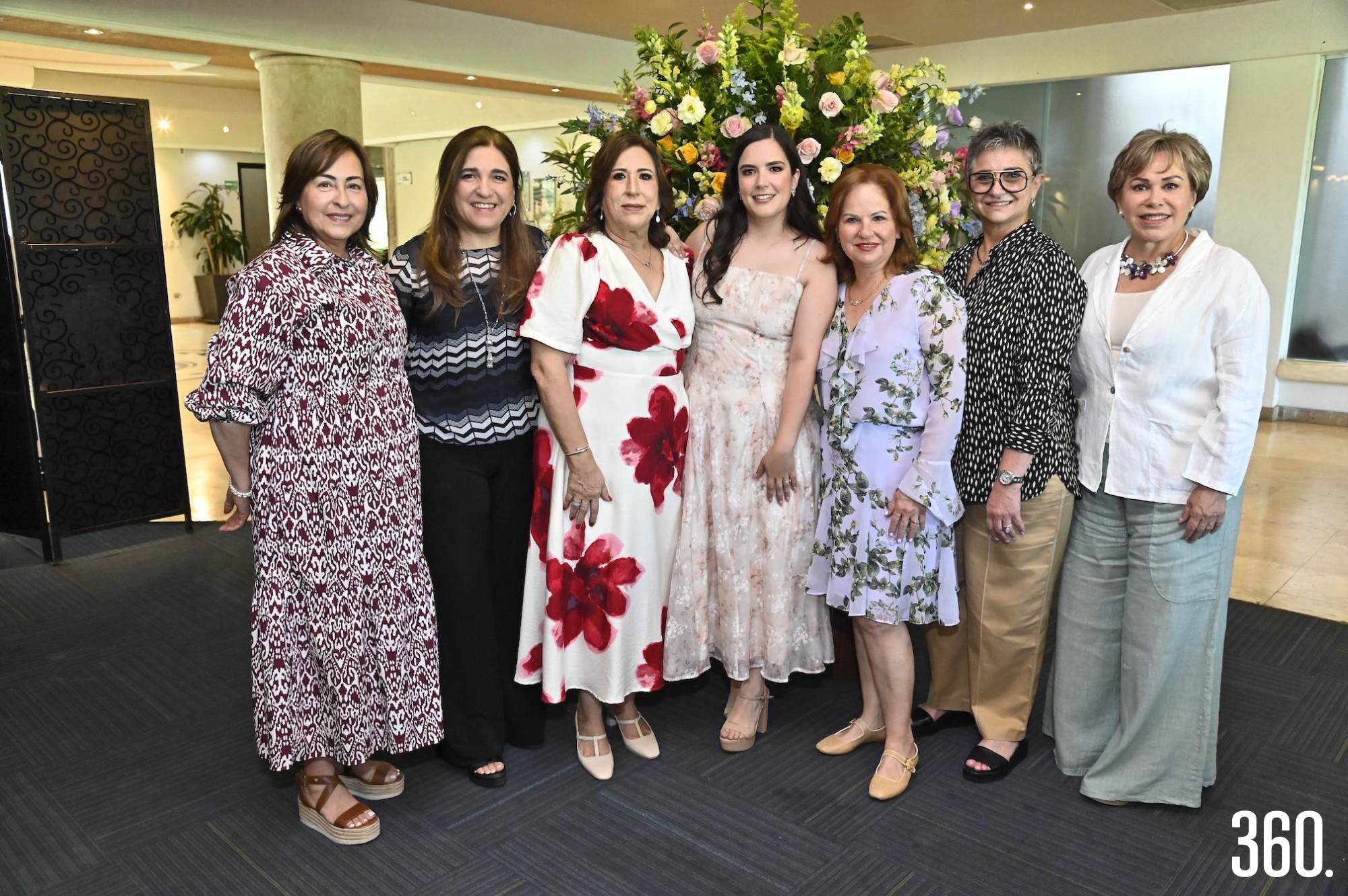 $!Teté Ramos, Marcela Mireles, María Elena del Bosque, María Garza, Lety Alvarado, Teresa Fuentes y Alicia Valle.