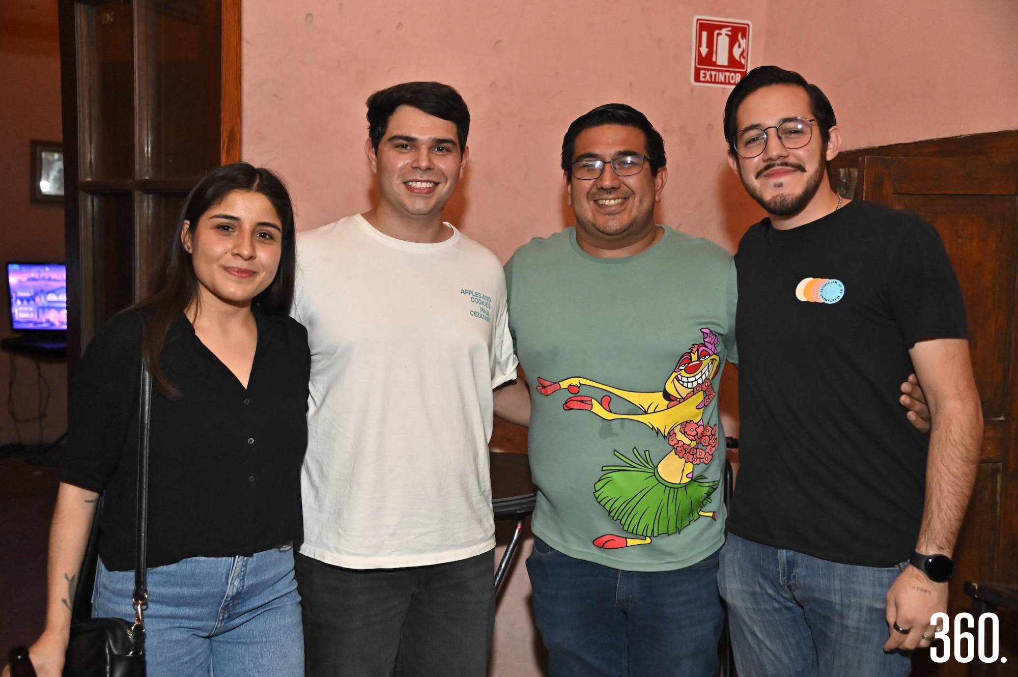 $!Karla Muñoz, Filiberto Mata, Mario Álvarez y Álvaro Zamora.
