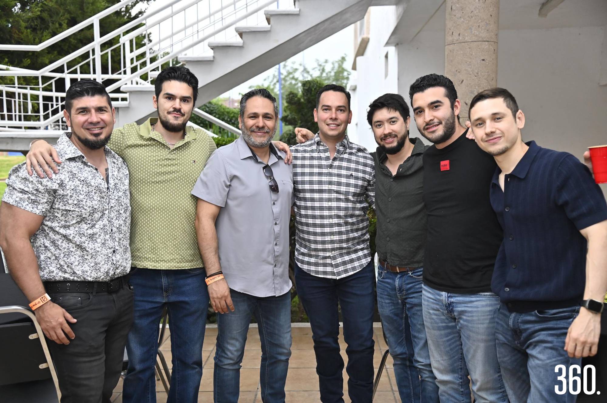 $!Miguel Múzquiz, Carlos Ojeda, Héctor, Erick y Romeo Múzquiz con Jesús Ojeda y Diego Múzquiz.