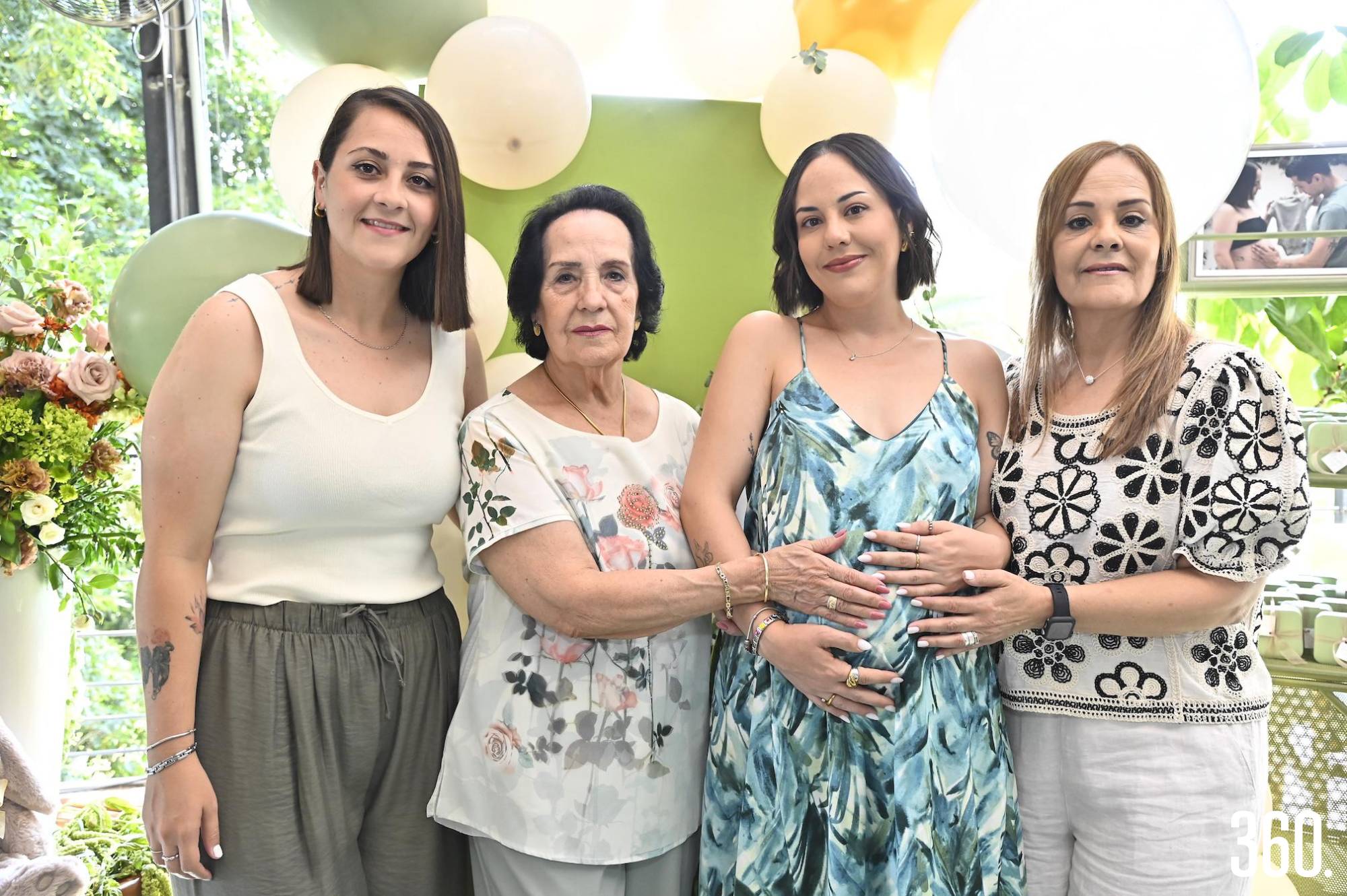 $!María Fernanda, Alicia Guerra, Andrea y Claudia Gutiérrez.