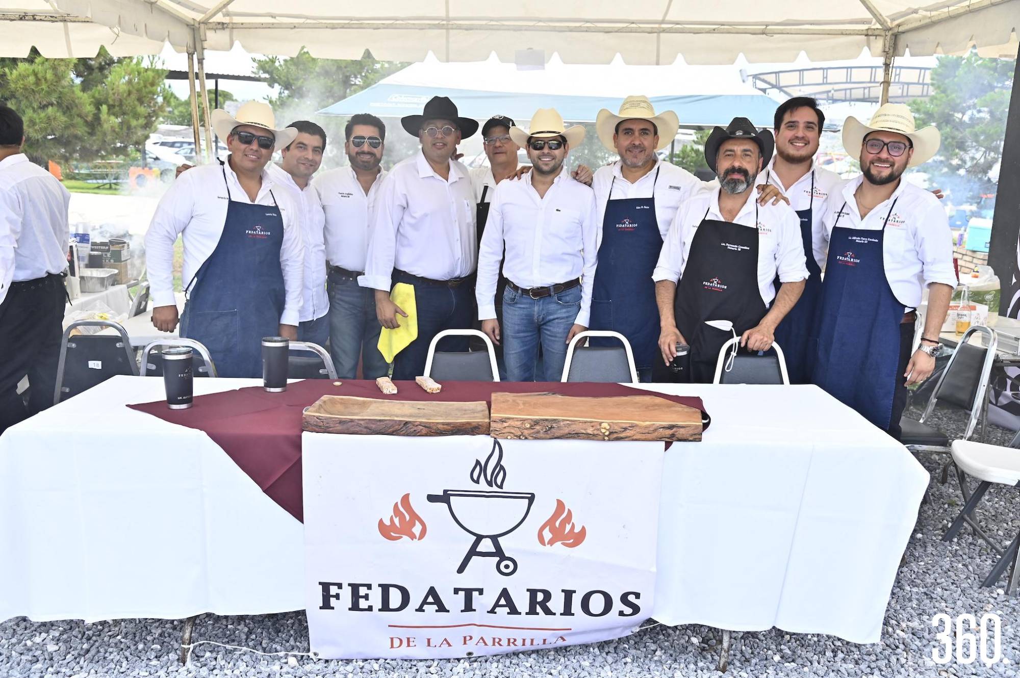 $!Equipo Fedatarios de la Parrilla.