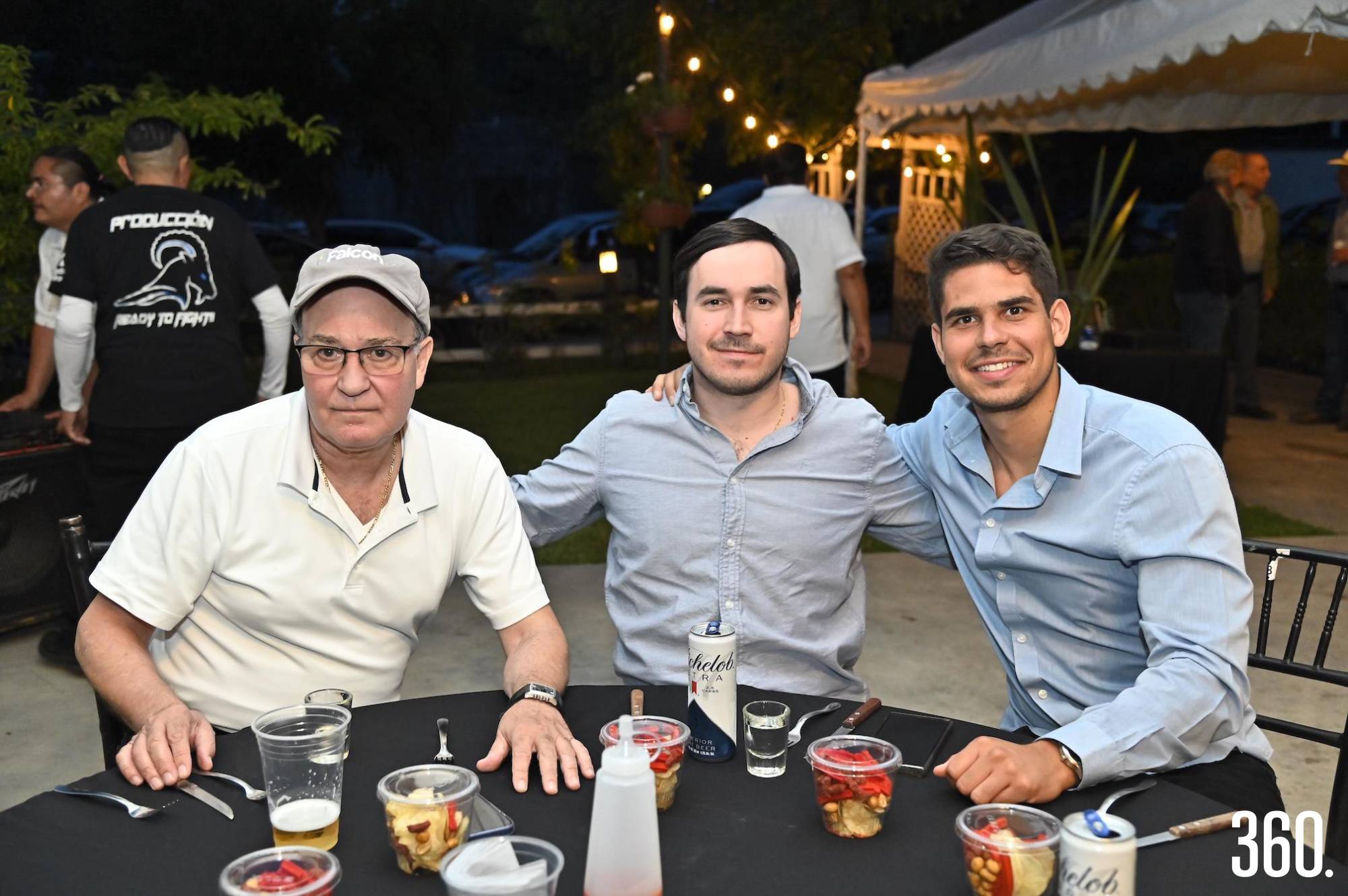 $!Pedro, Rafael y Juan Pablo Ortiz.