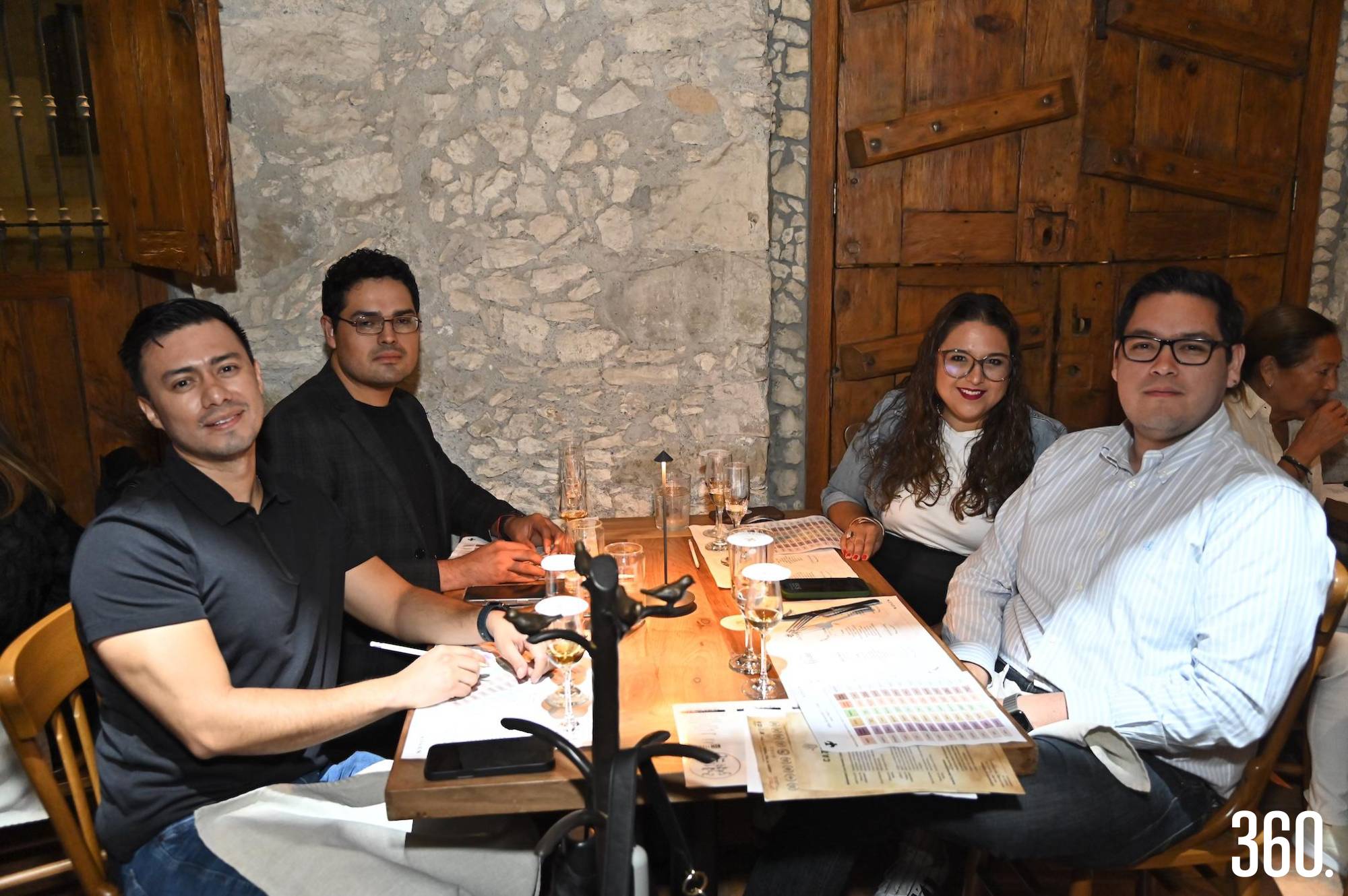 $!Diego Obregón, Sebastián Delgado, Indira Mendoza y Sergio Arévalo.