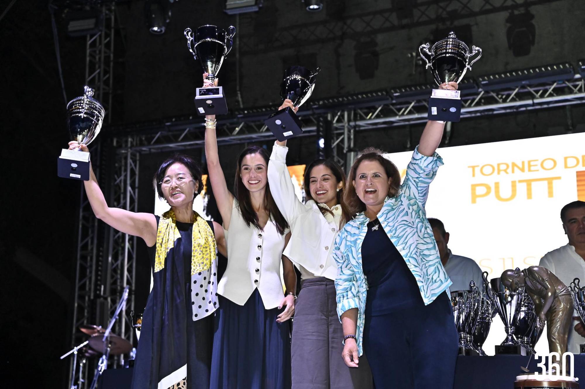 $!Oh Sang Kwon, Mariana y Liliana Garza de la Peña, y Mónica López Recio.