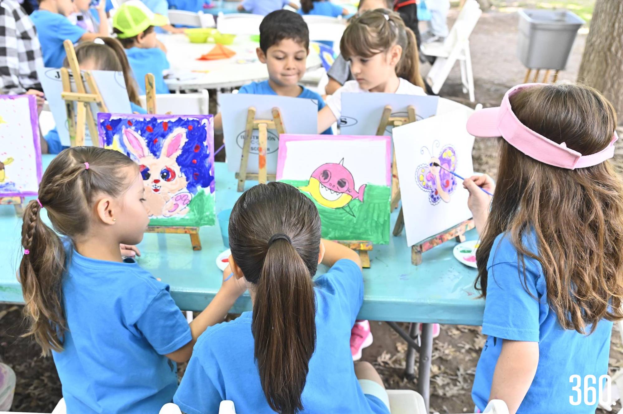 $!Y realizaron hermosas pinturas.