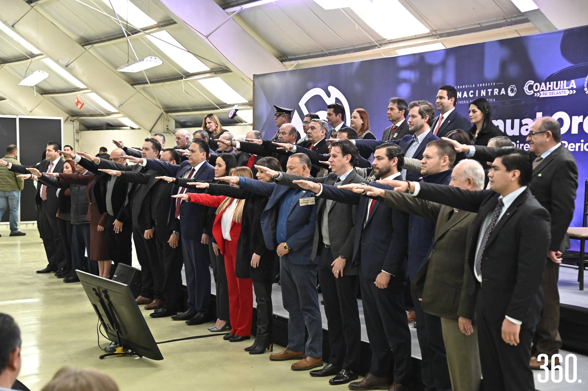 $!A la toma de protesta asistieron socios, representantes del sector industrial, autoridades e invitados.