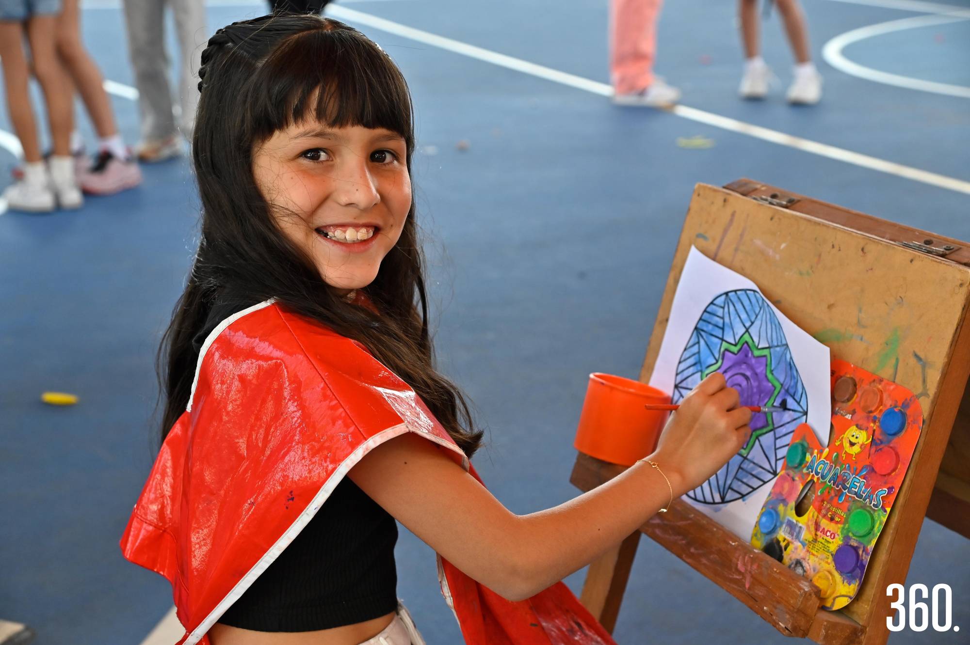 $!Se divirtieron pintando.
