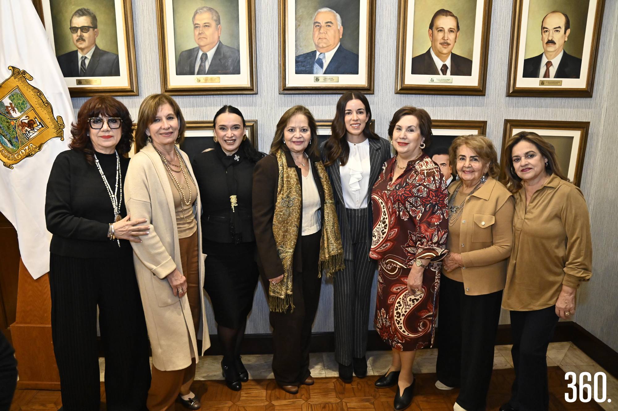 $!Lupita de Murra, Mari Carmen Terán, Delma Flores, Lili Melo, Paola Rodríguez, Amalia De Nigris, Silvia Oropeza y Thelma Aragón.