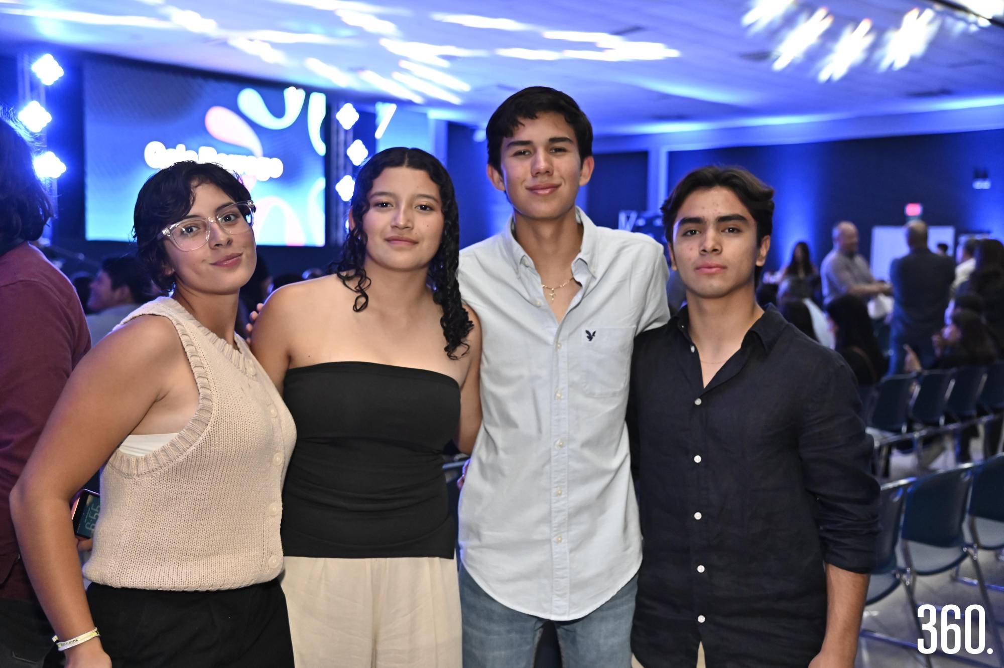 $!María Eugenia López, Ana Lozano, Mateo Sánchez y Diego Fernández.