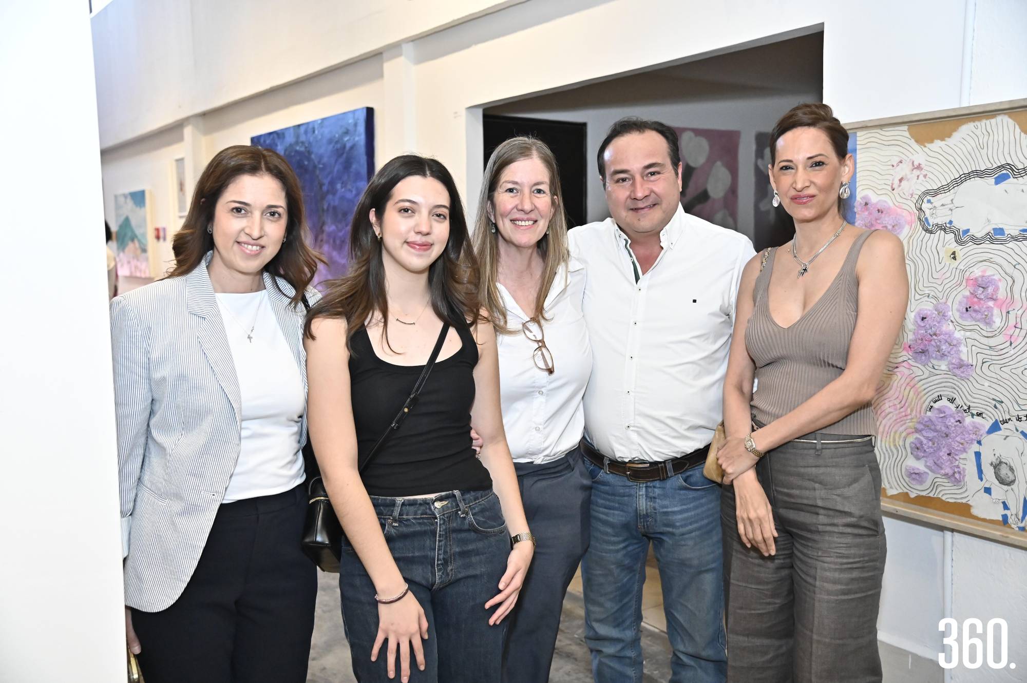 $!Magda Villarreal, María Paula Recio, Karla Gómez, Francisco Dávila y Sofía González.