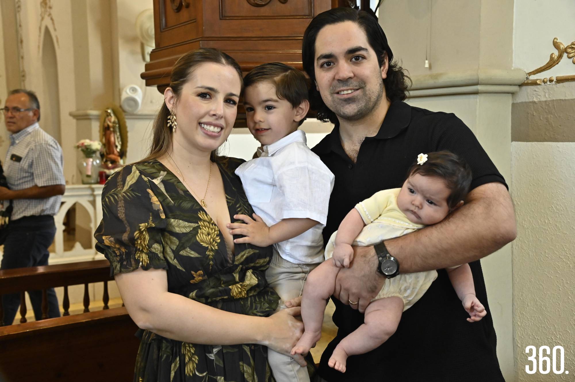 $!Andrea Recio, Rodrigo, Alicia y Rodrigo López.