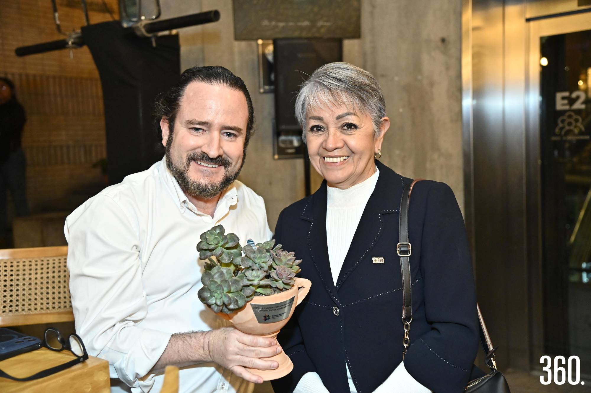 $!Alejandro Eichelmann y Mireya Plata.