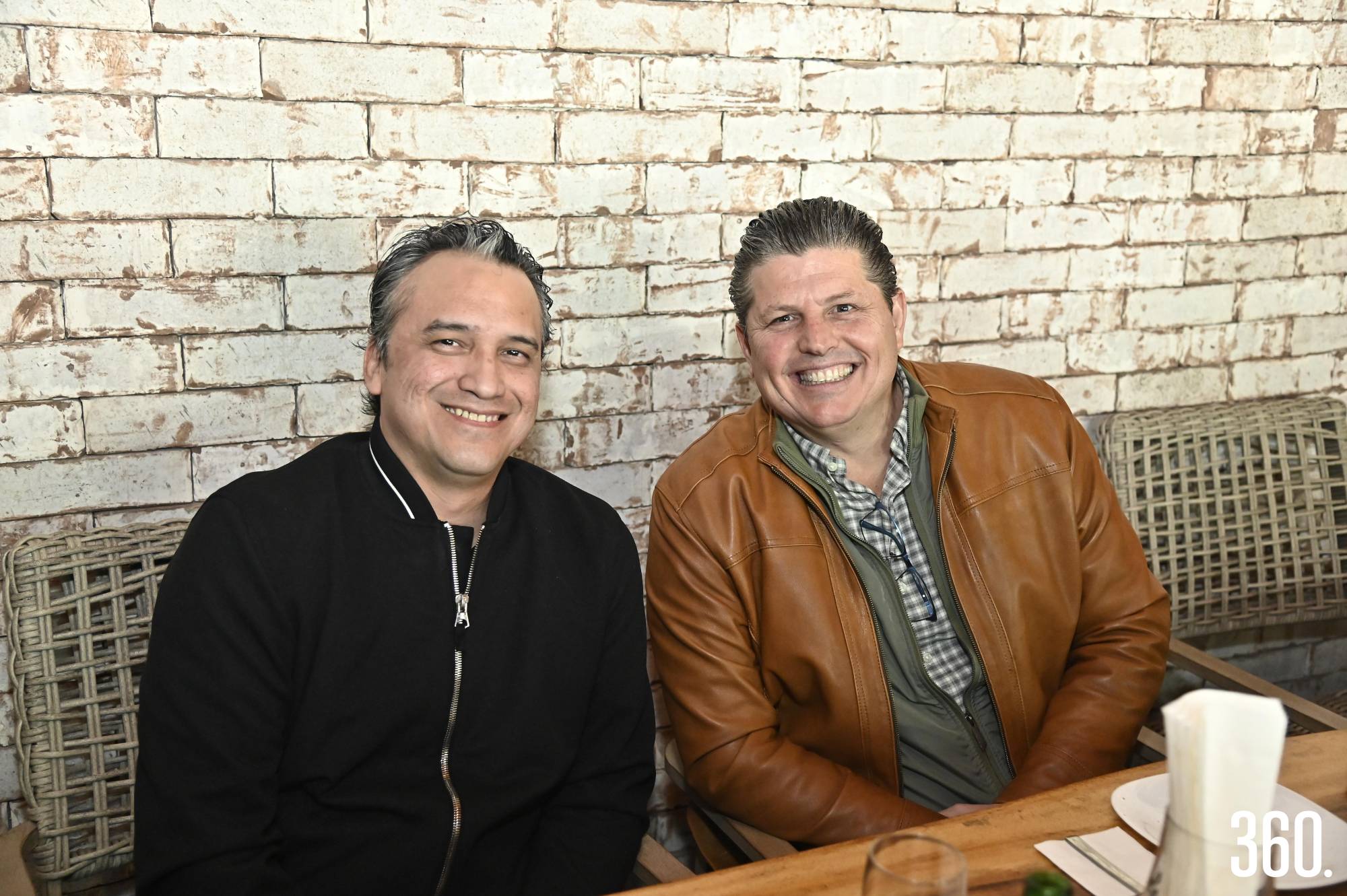 $!Óscar Martínez y Adrián García.