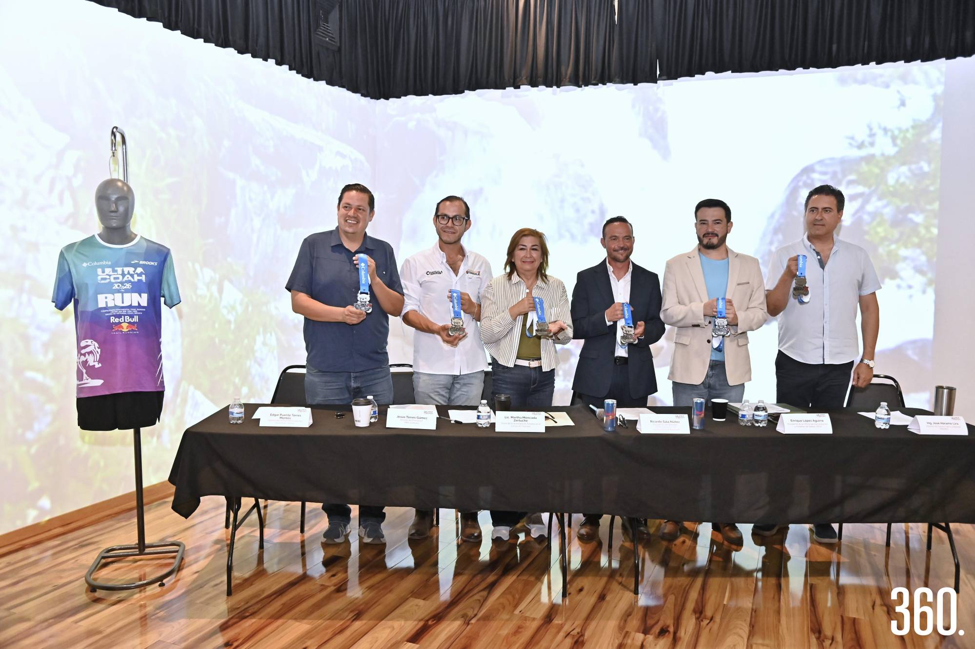$!Edgar Puentes Montes, Jesús Torres Gámez, Martha Moncada Zertuche, Ricardo Sala Núñez, Enrique López Aguirre y José Abramo Lira.