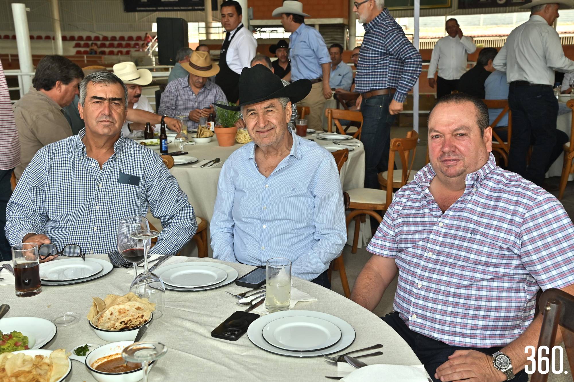 $!Heberto Santos, Francisco Elizondo y Alejandro de León.