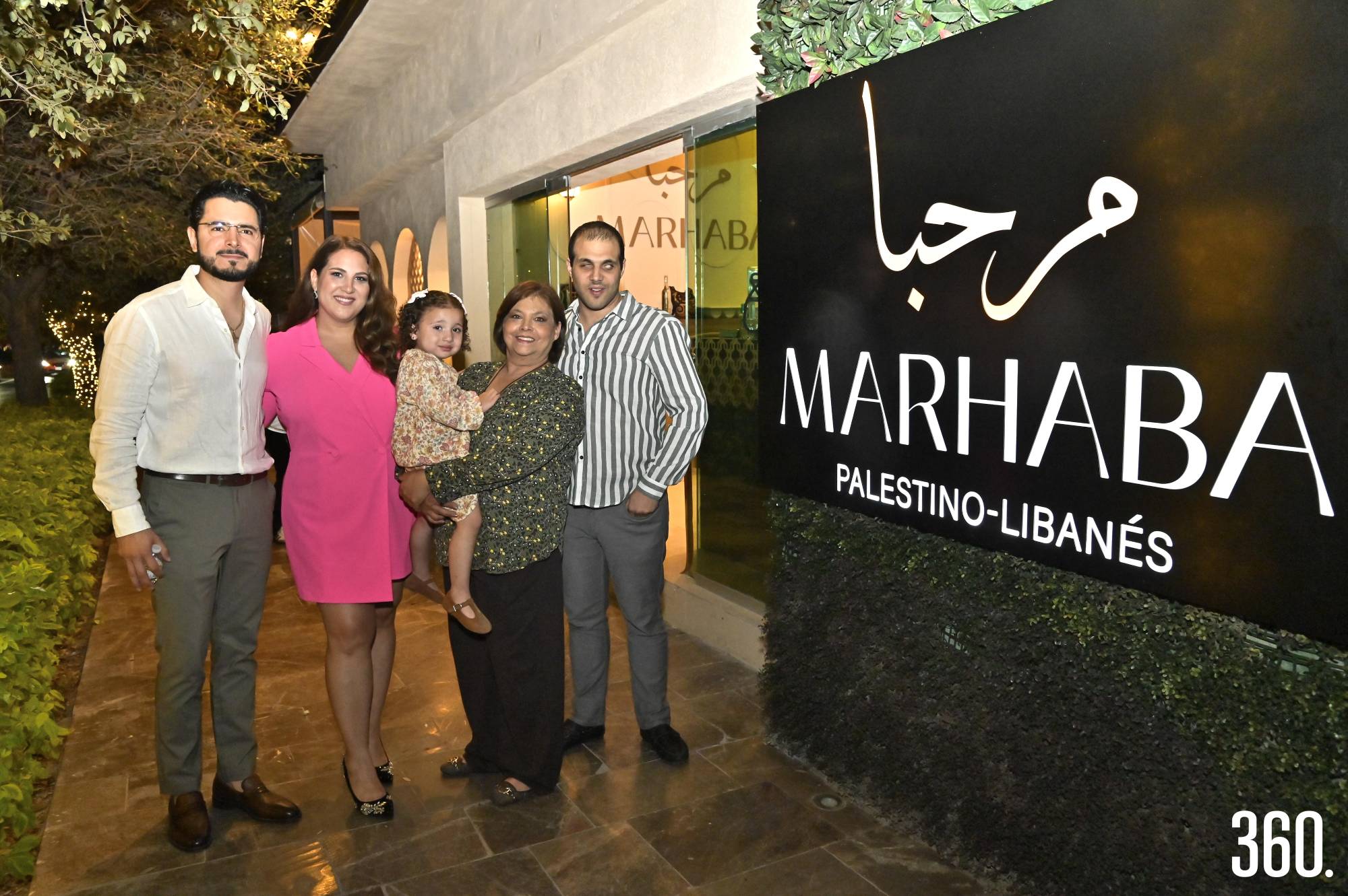 $!Erick Ortiz, Mary Sony Iga, María Camila Ortiz, Sonia Moses y José Eduardo Iga.