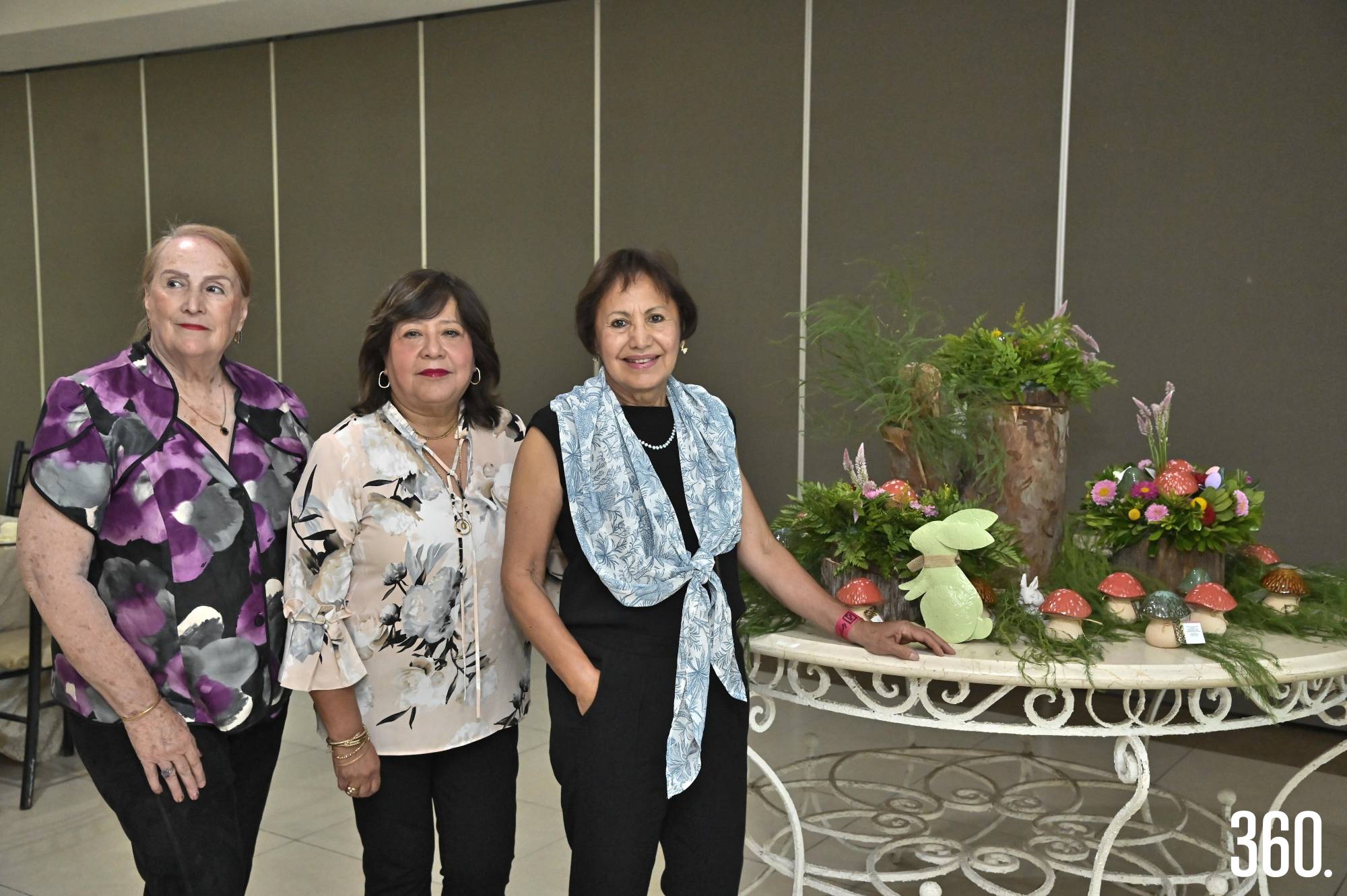 $!Anfitrionas: Silvia Morales de Yáñez, Elsa María Meneses de Rangel y Eva Romero de Chapa.
