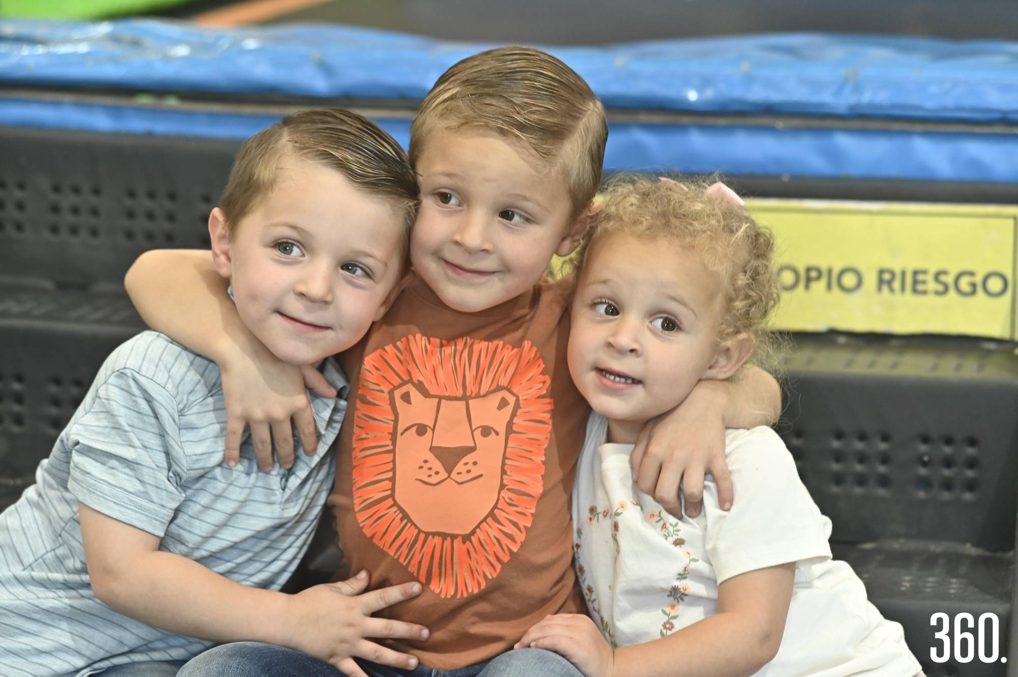 $!Patricio, Mario y Valentina Rojas Camacho.