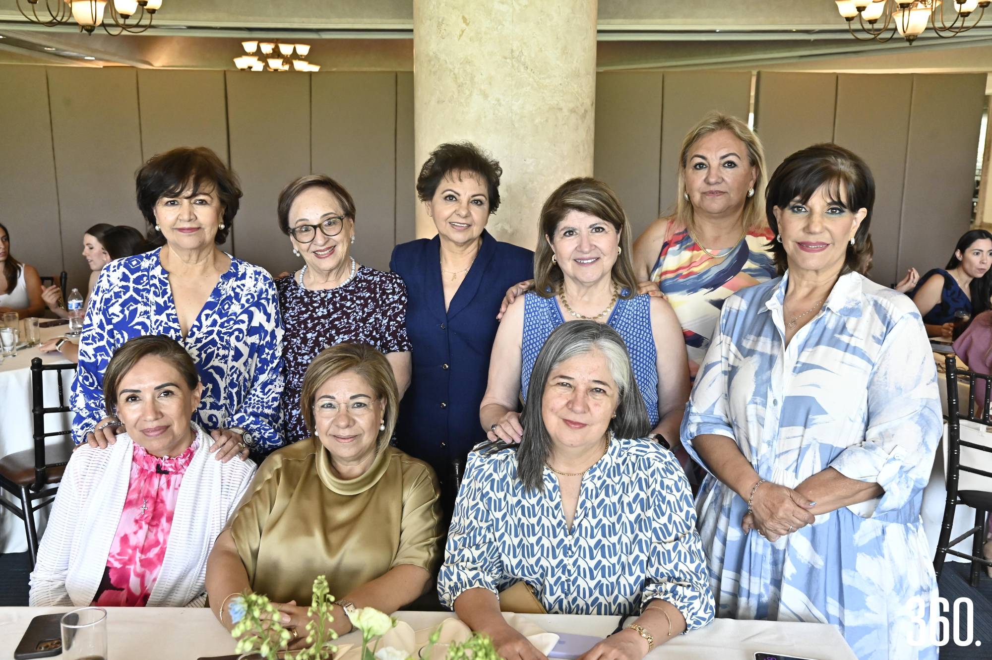 $!Pita Cortez, Rosy Martínez, Ana María González, Laura Rodríguez, Noemy González, Sugey Ramos, Marisela Sada de Berlanga, Martha Aguilar y Coco Aguirre.