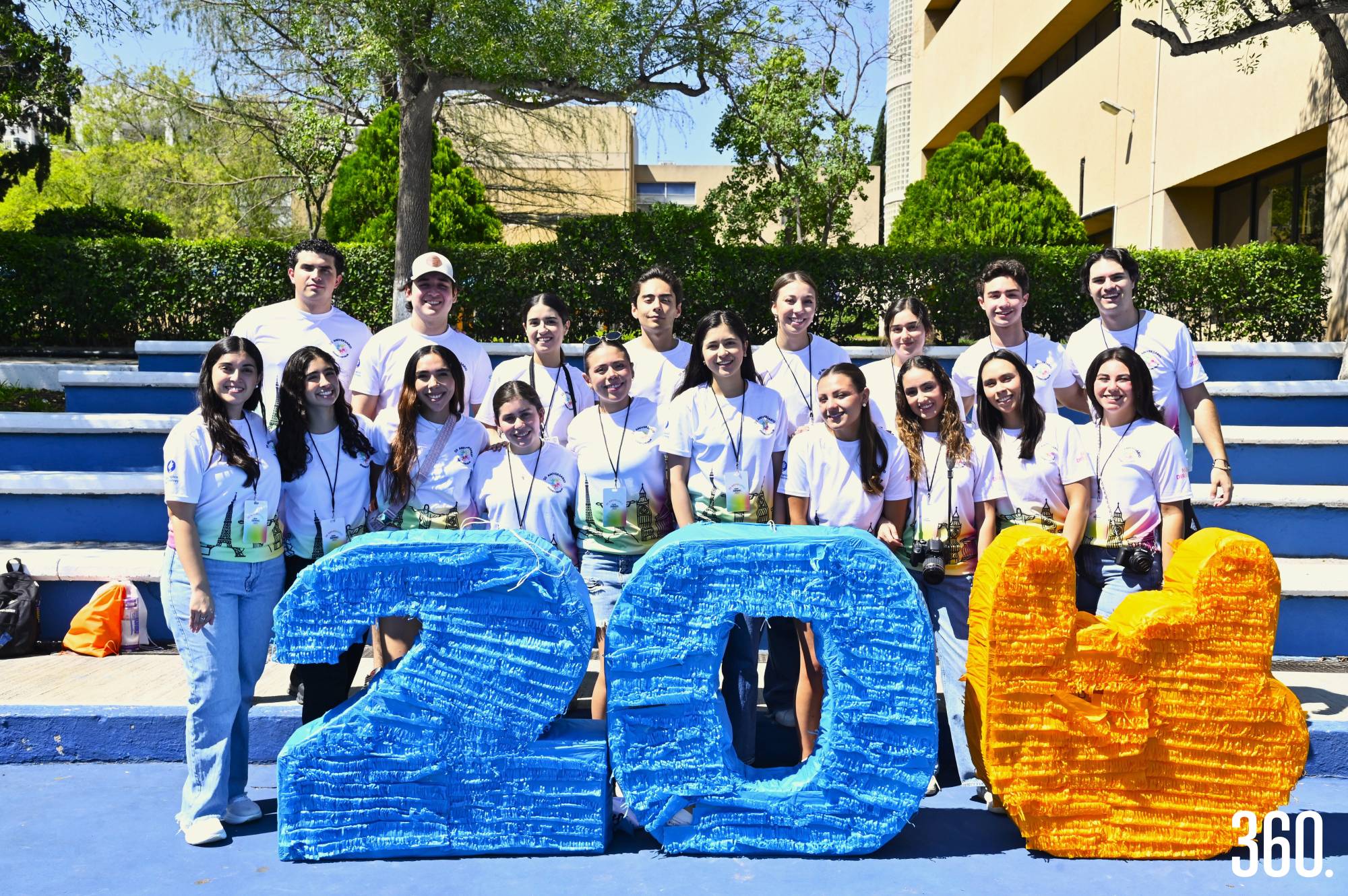 $!El grupo estudiantil “Jóvenes con Valor”.