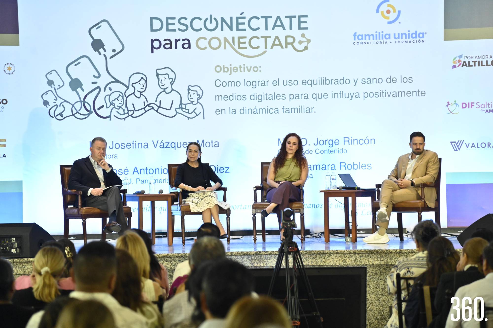 $!José Antonio Lozano Díez, Josefina Vázquez Mota, Tamara Robles y Jorge Rincón.