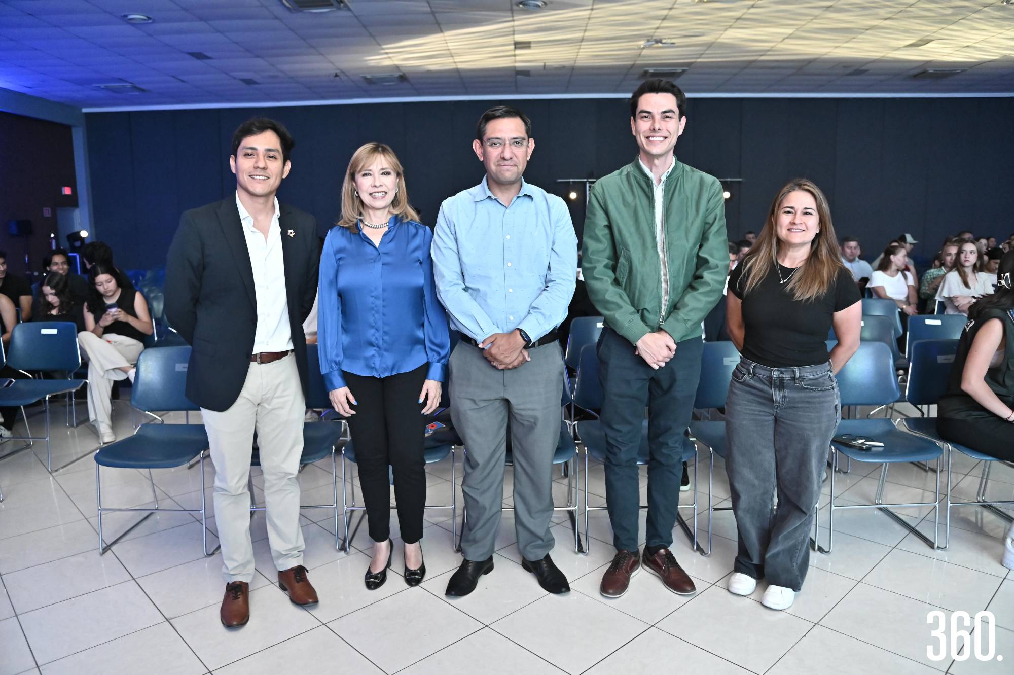 $!David Reyna, Nora Sarmiento, Edber Galindo, Adrián González y Karina Medrano.