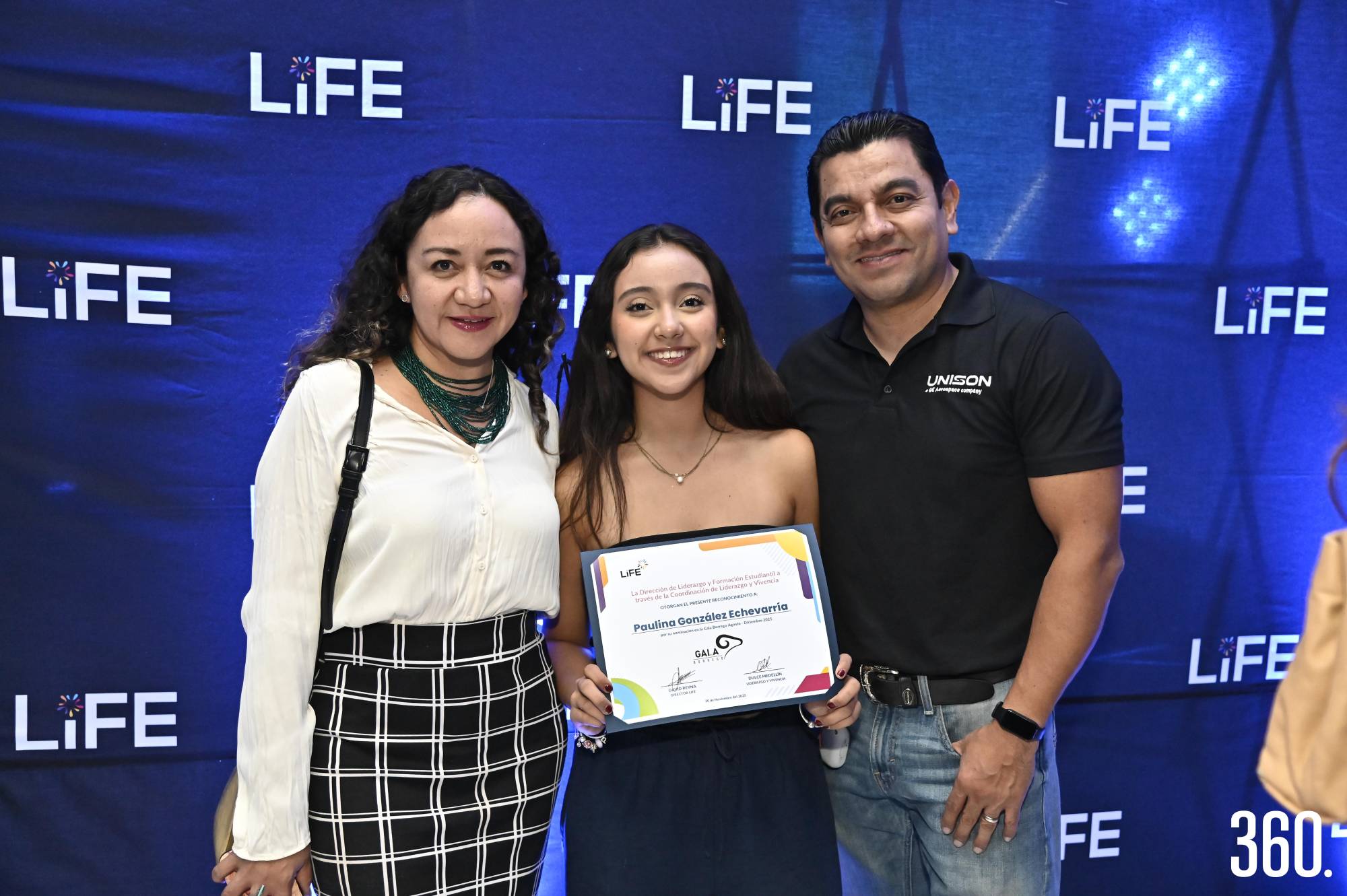 $!Fabiola Echevarría, Paulina González y Fernando González.