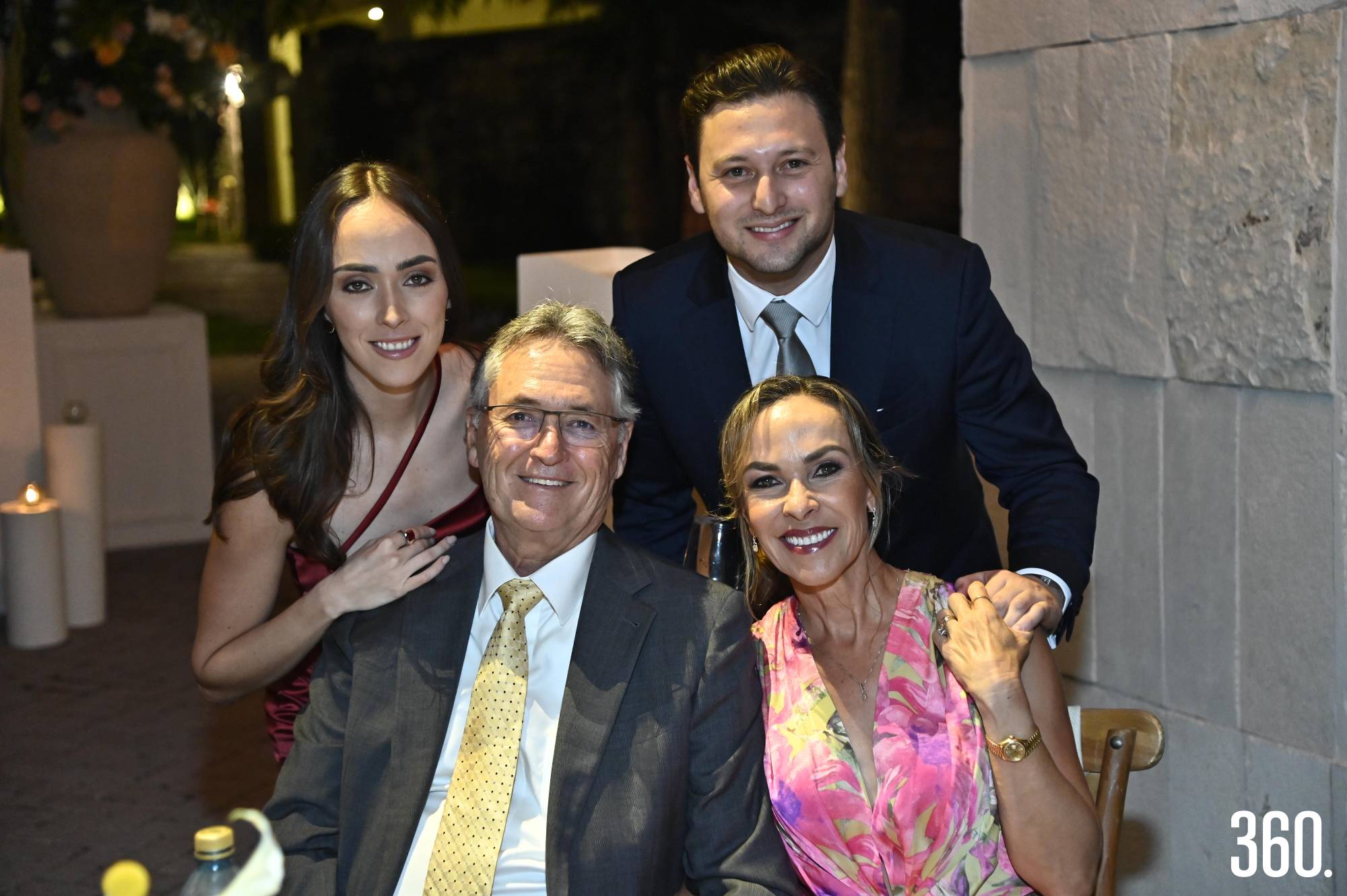 $!Melissa López, Óscar Martínez, José Luis López y Melissa Moeller.