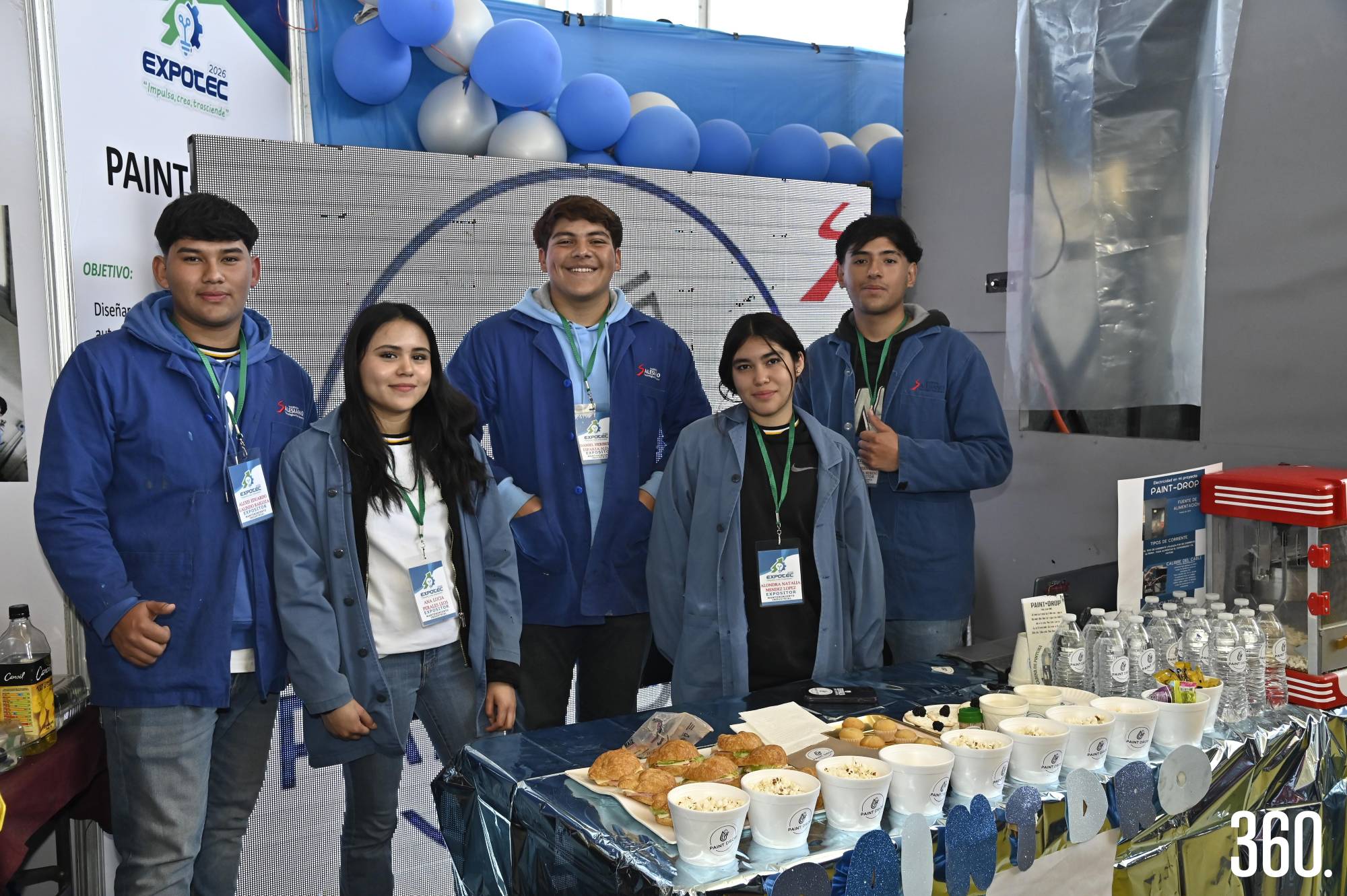 $!Alexis Galindo, Ana Perales, Daniel Esparza, Alondra Méndez y Fernando Carrera.