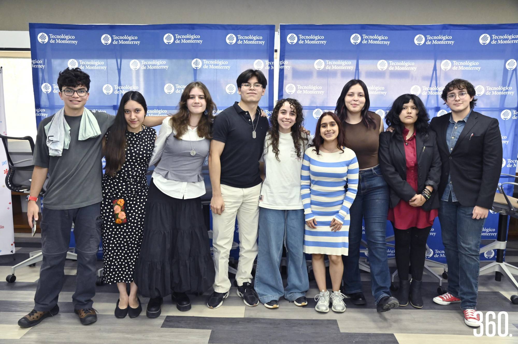 $!Mario Arturo Pérez, Isabela Galván, Alexa Martínez, Abel de los Santos, Ana Santos, Zara Aguirre, Natalia Gómez, Bárbara Hernández y Emiliano Salguero.