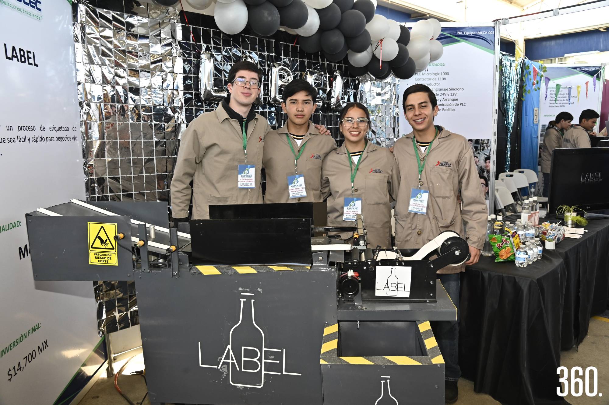 $!Carlos Padilla, Josué Leija, Frida Ibarra y Miguel Oyervides.