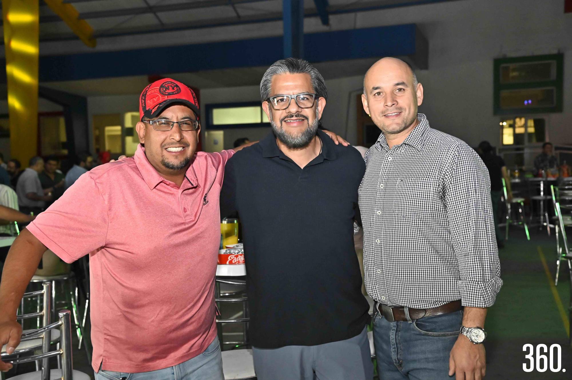 $!Enrique Álvarez, Karim Mohamed y Guillermo Picos.