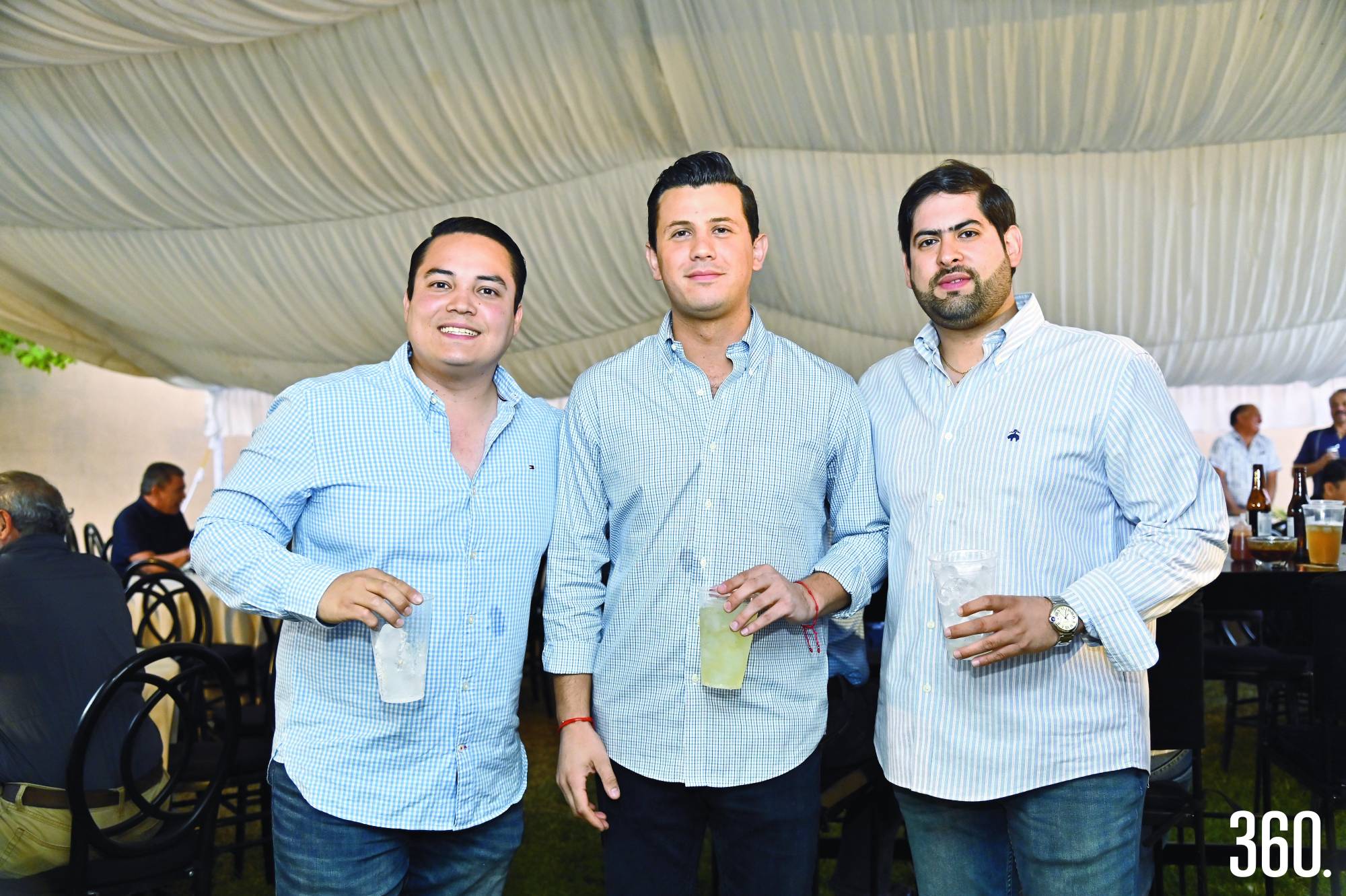 $!Rodrigo Lara, Alejandro Sepúlveda y Agustín del Anda.