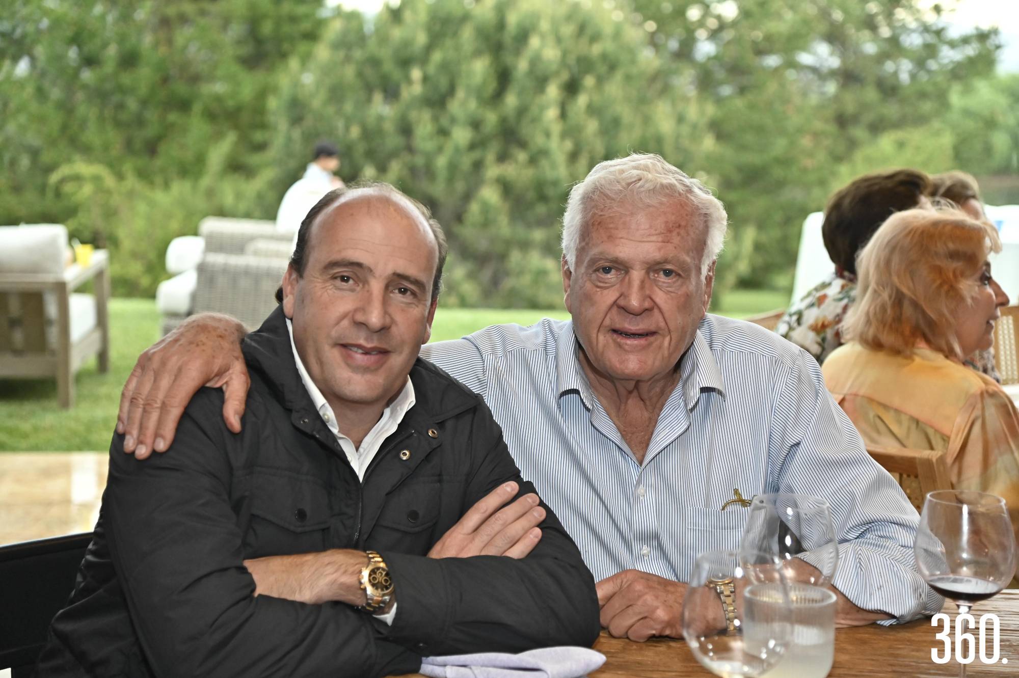 $!David Mendel y Don Arturo Mendel.
