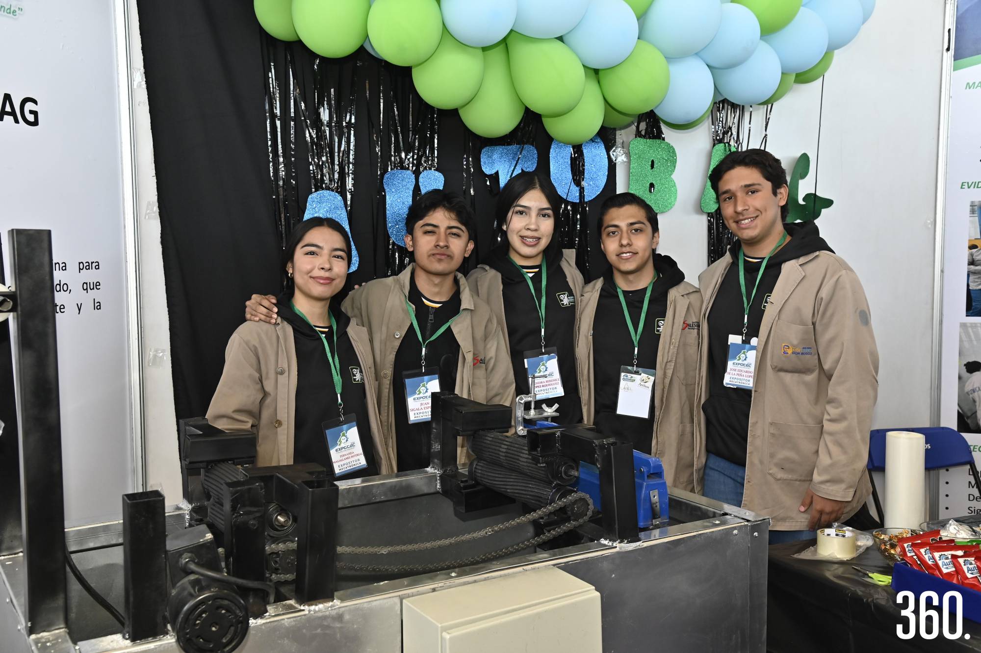$!Fernanda Magallanes, Juan Sigala, Alondra López, Carlos López y José Eduardo de la Peña.