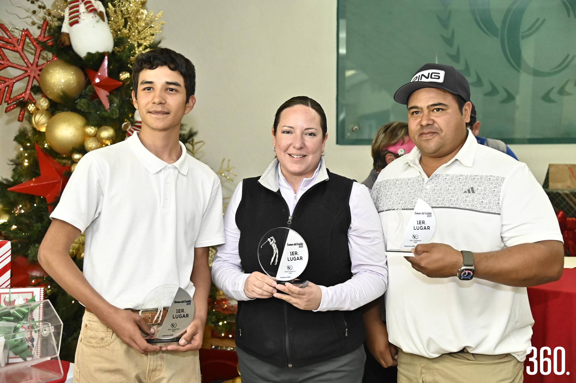 $!Luis Carlos Rodríguez, Ximena Romo y Luis Muza, primer lugar.