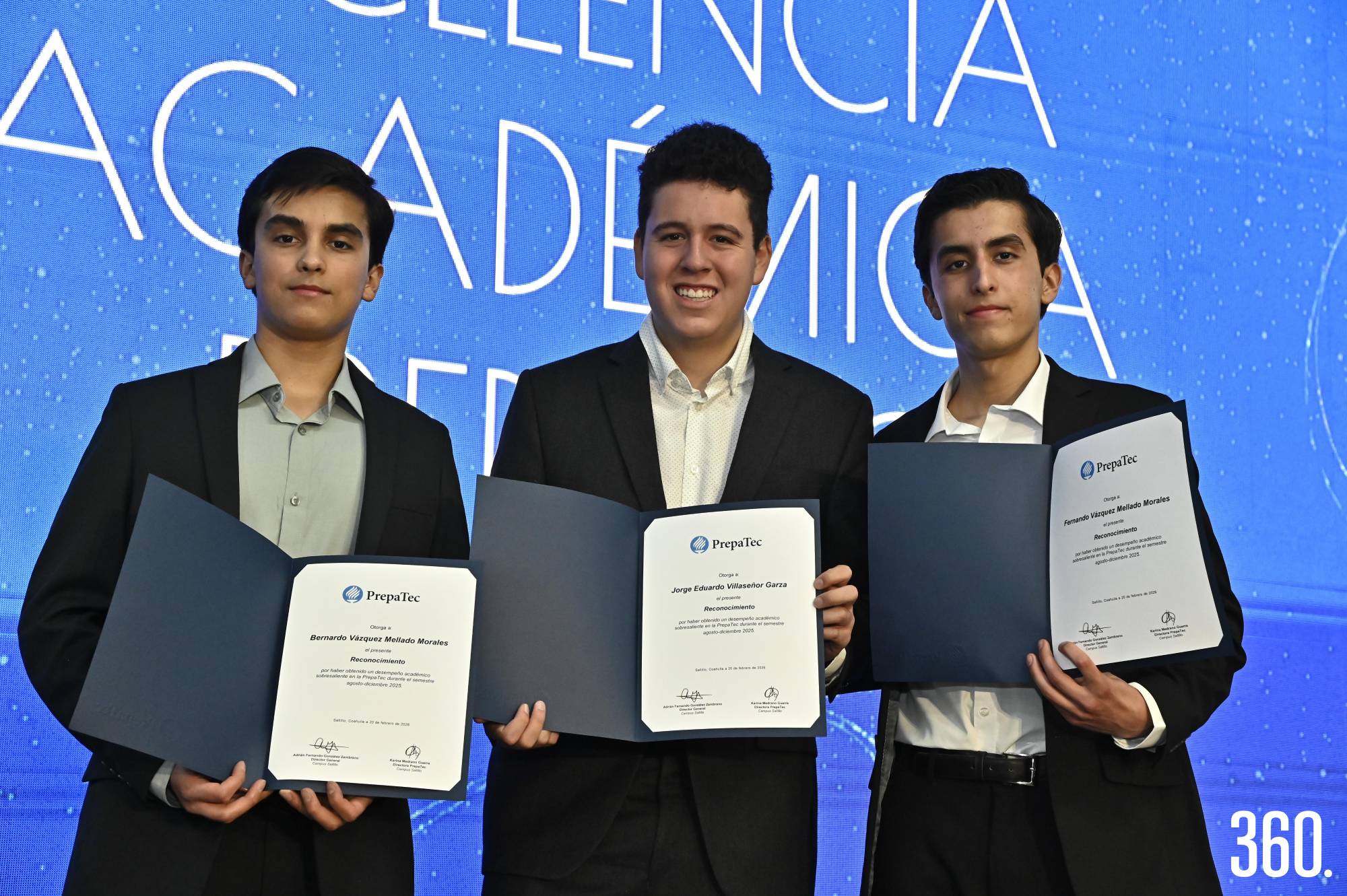 $!Bernardo Vázquez, Jorge Eduardo Villaseñor y Fernando Vázquez.