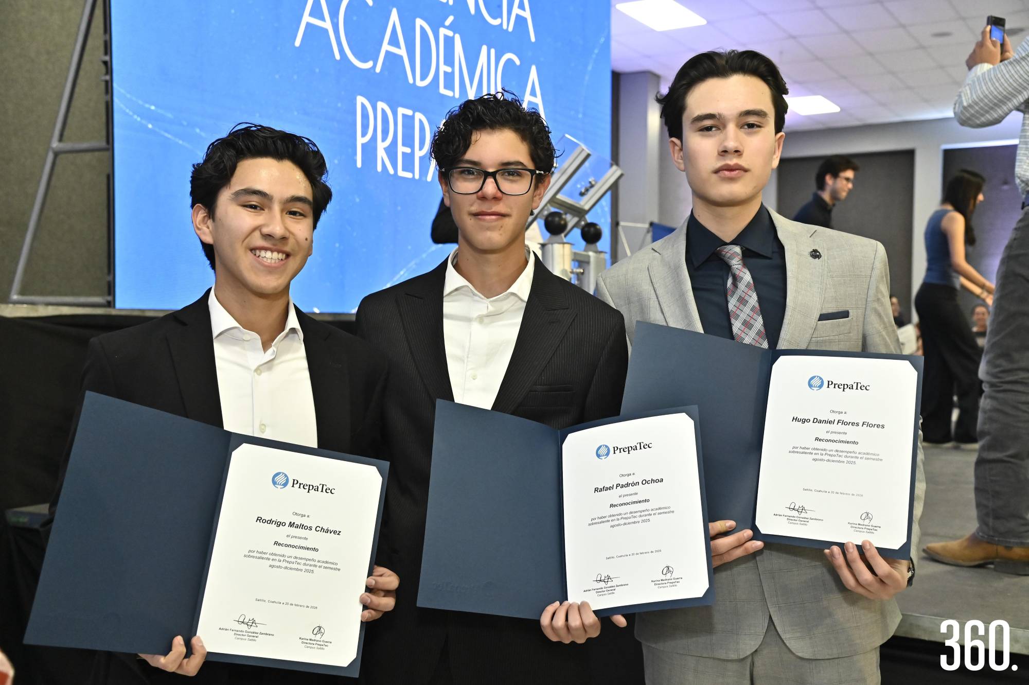 $!Rodrigo Maltos, Rafael Padrón y Hugo Daniel Flores.