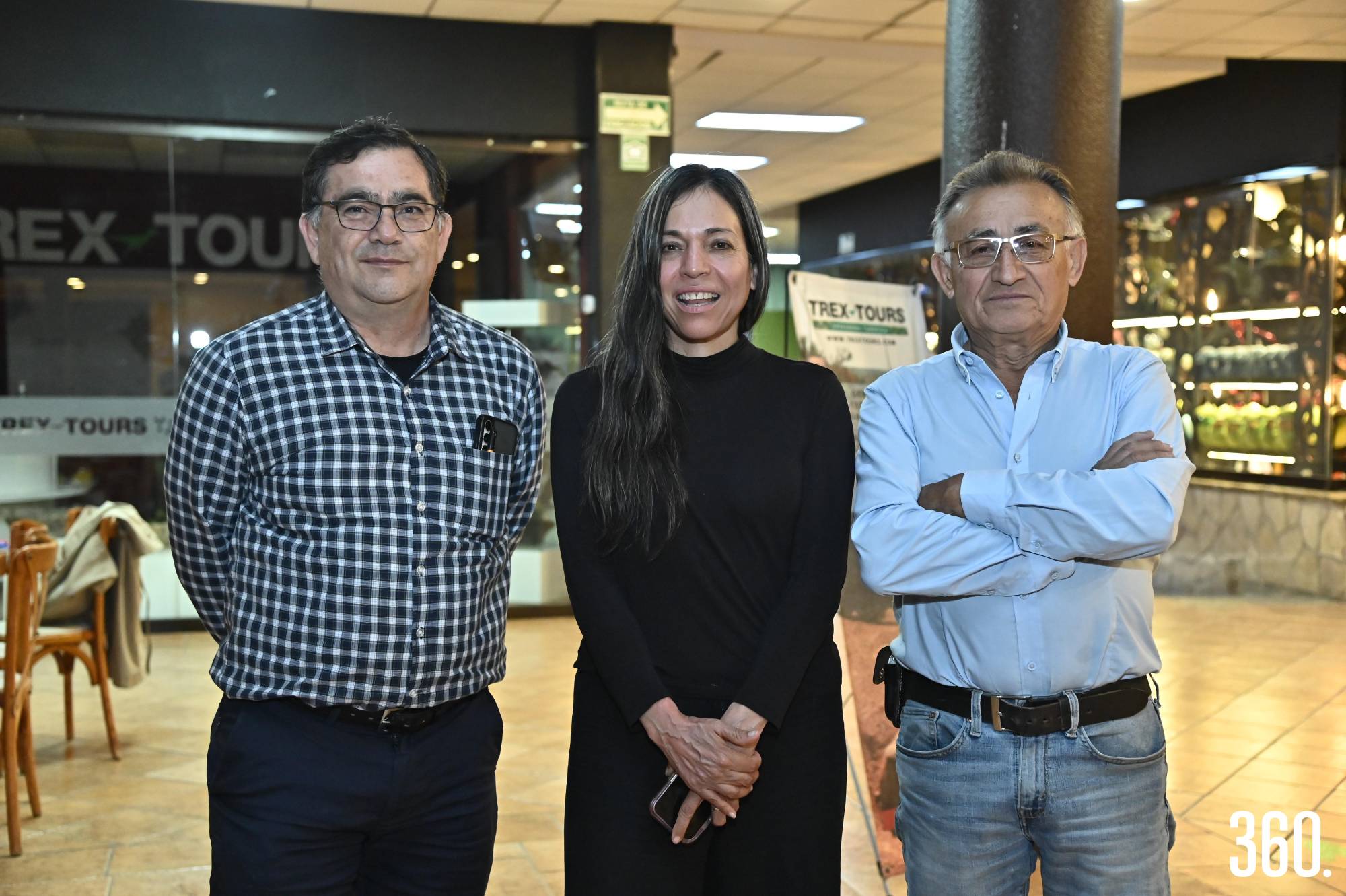 $!Óscar Martínez, Claudia Luna y Edison Pérez Gómez.