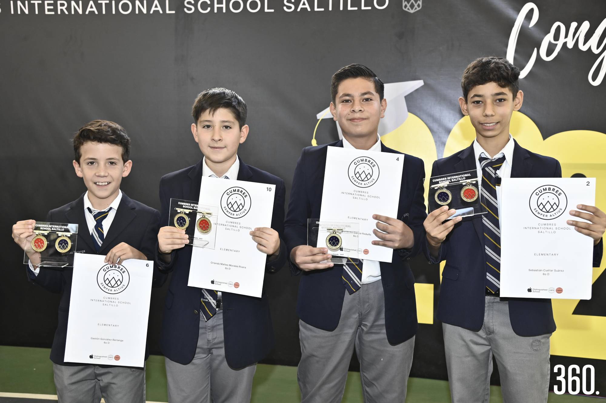 $!Gastón González, Orlando Matteo Morales, Guillermo García y Sebastián Cuéllar.