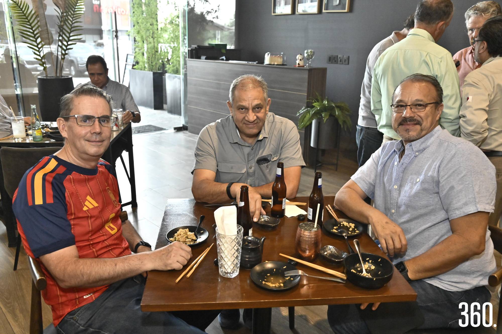 $!Francisco Muñiz, Alejandro y Arturo Sosa.