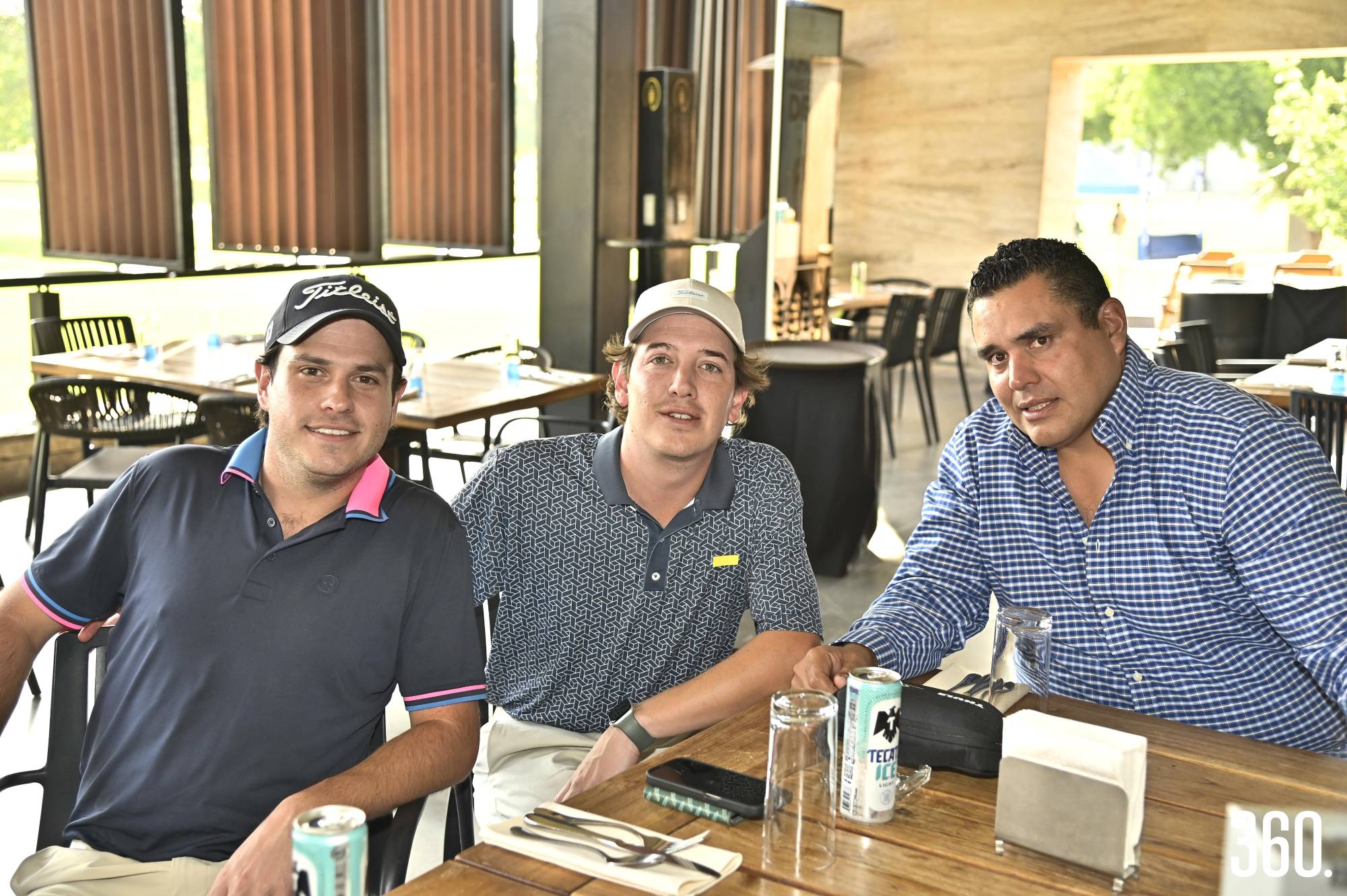 $!Homero Berlanga, David Rodríguez y Héctor Arenas.