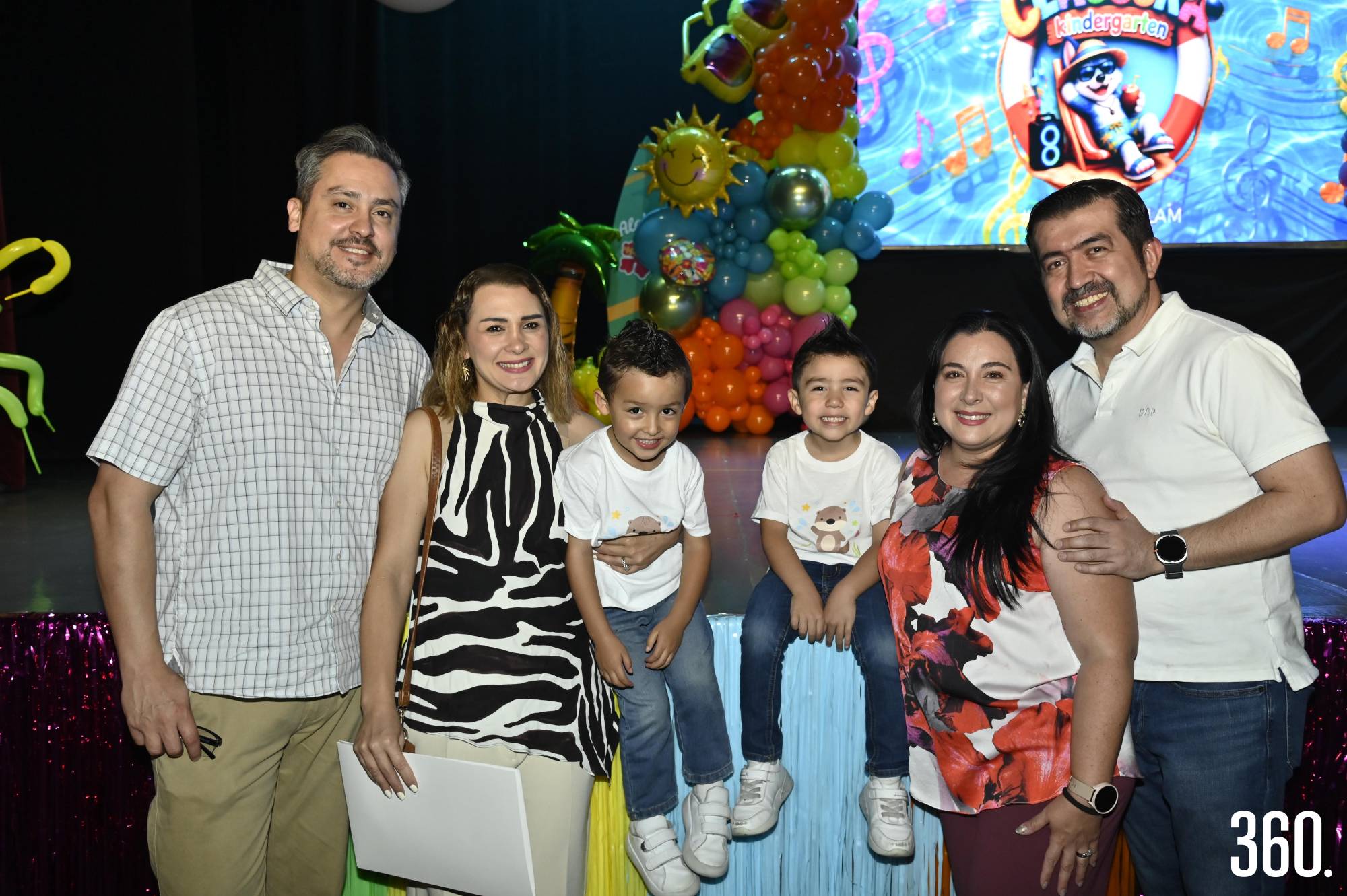 $!Mauricio Villarreal, Cynthia Armendáriz, Marcelo Villarreal, Leonardo Noriega, Gloria Peart y Salvador Noriega.